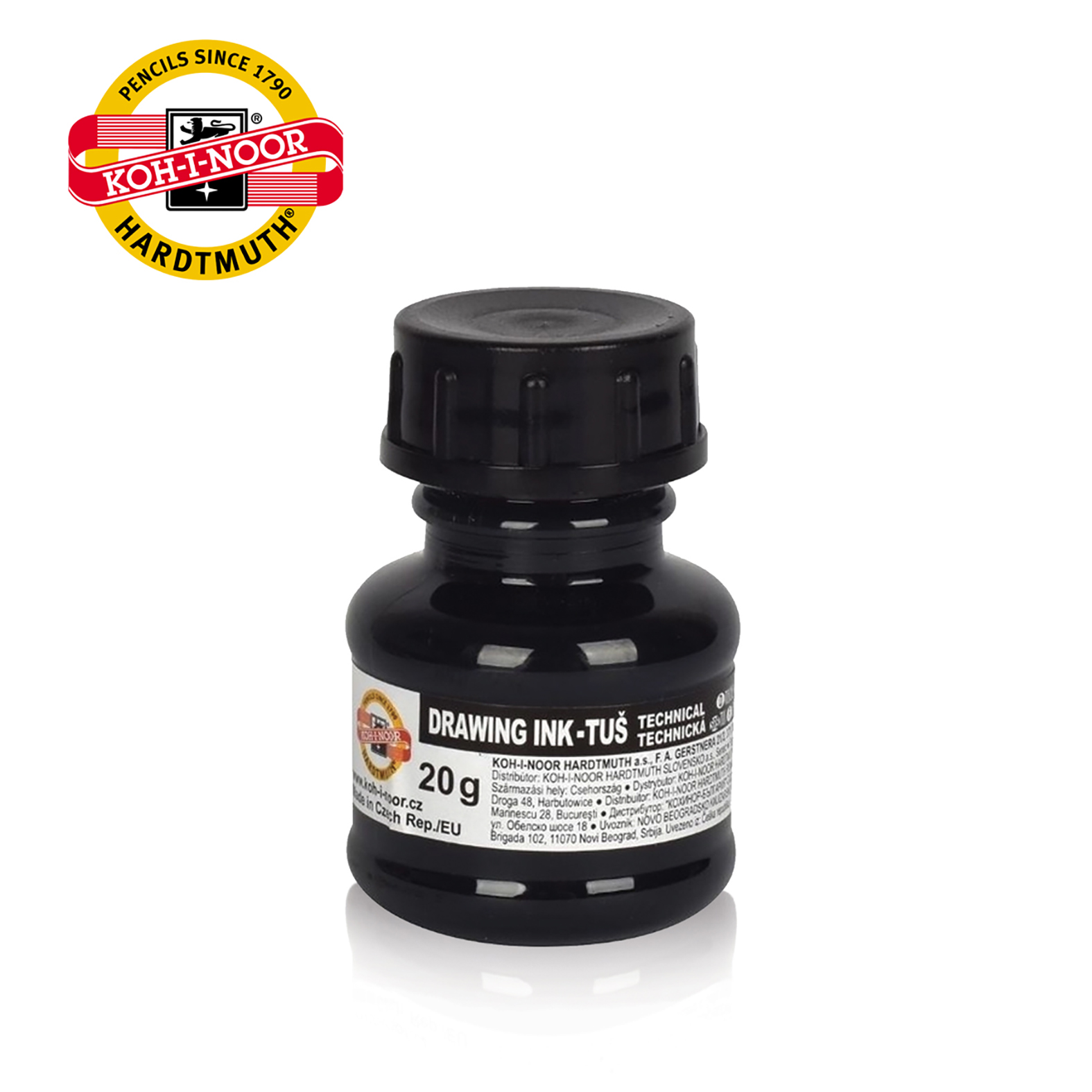 TUŠ CRNI 20GR 141701002 - KOH-I-NOOR | Školski pribor | NBK