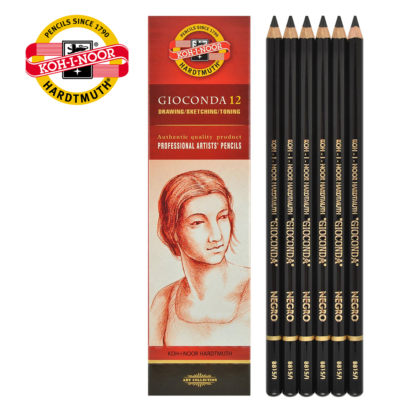UGLJEN U OLOVCI CRNI 8815 1 - KOH-I-NOOR | Slikarski pribor | NBK