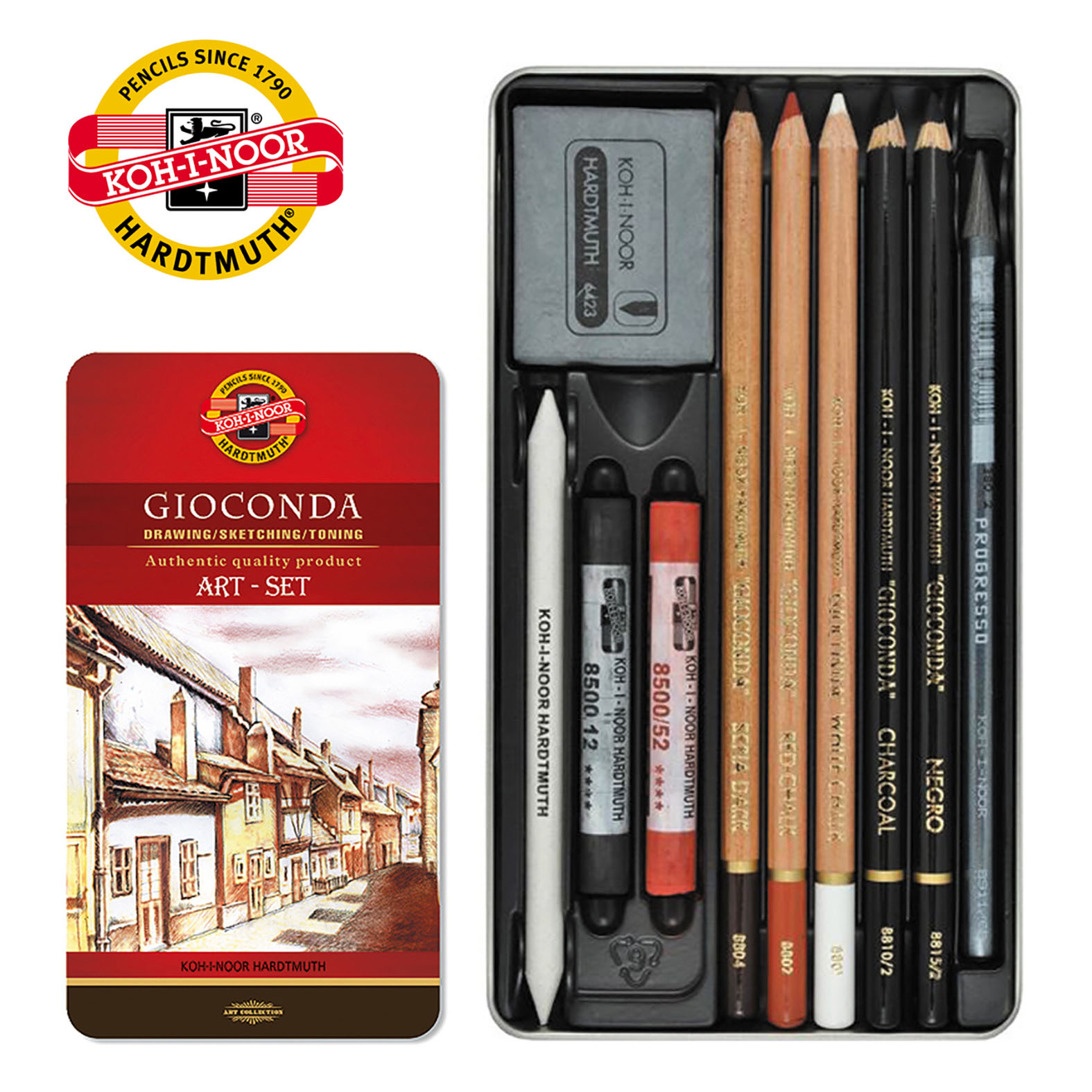 SET UMETNIČKI GIOCONDA MINI 8890 - KOH-I-NOOR | Slikarski pribor | NBK