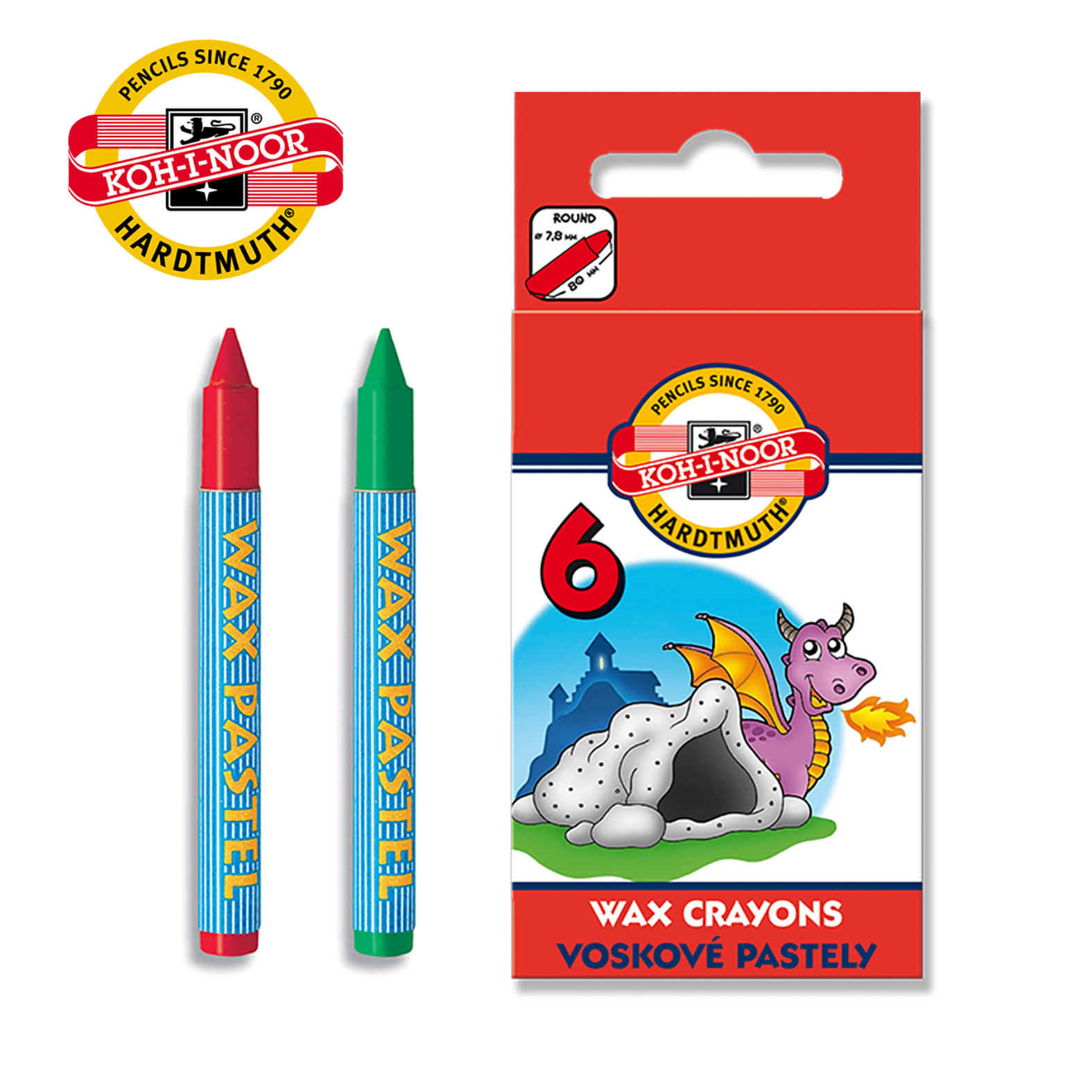 VOŠTANE BOJE U KUTIJI 1/6 8231** - KOH-I-NOOR | Školski pribor | NBK