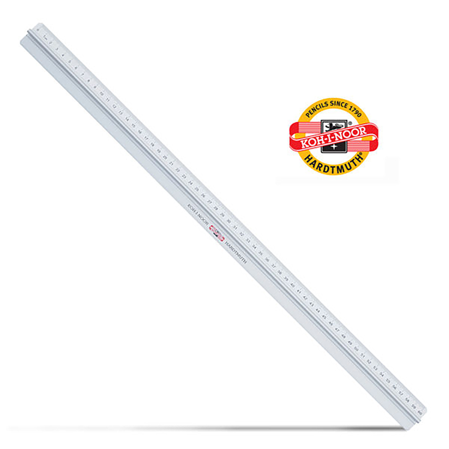 LENJIR METALNI SA DRŽAČEM 60 CM 9101 - KOH-I-NOOR | Školski pribor | NBK