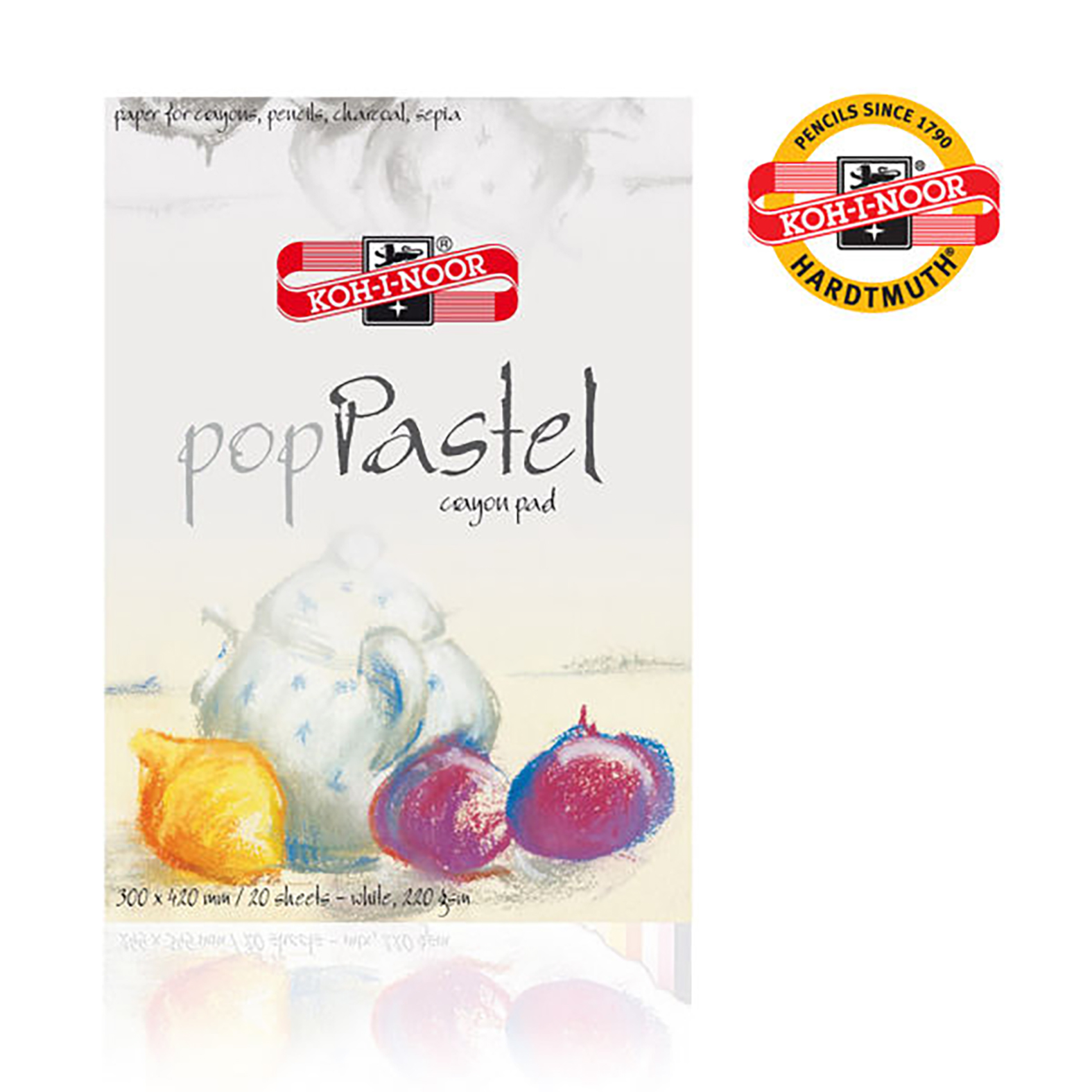 BLOK ZA CRTANJE PASTEL BELI 300x420 9920007 - KOH-I-NOOR | Slikarski pribor | NBK