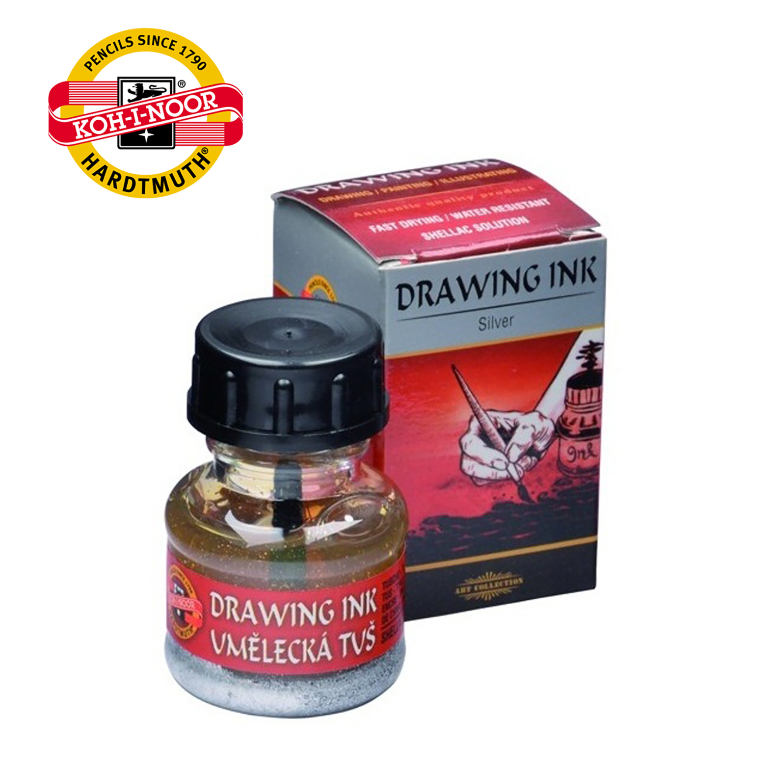 TUŠ SREBRNI UMETNIČKI 2800 141762 - KOH-I-NOOR | Školski pribor | NBK