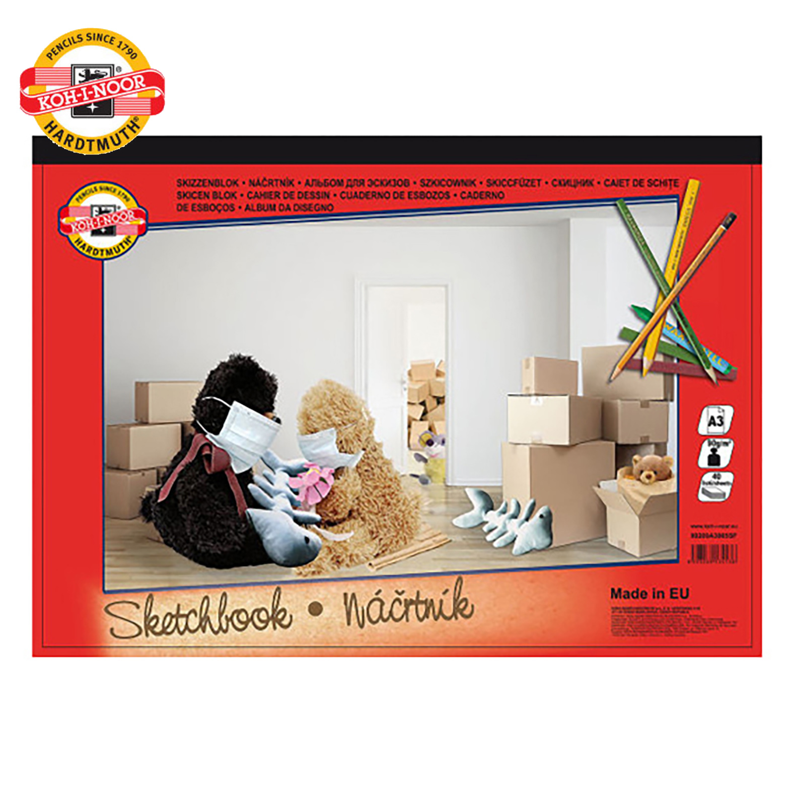 BLOK SKICEN A3 90g/40L 9920A3 - KOH-I-NOOR | Slikarski pribor | NBK