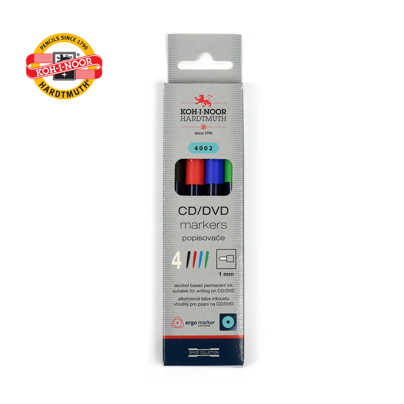 SET MARKERA ZA CD/DVD 1MM 4002 - KOH-I-NOOR | Pisaći pribor | NBK
