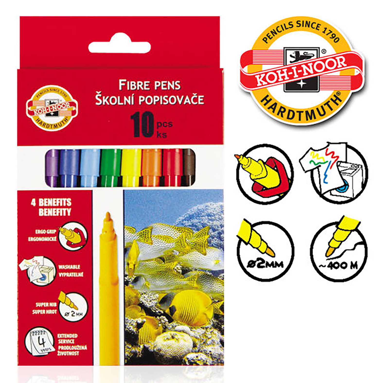 FLOMASTER 1/10 771002AJ05KS - KOH-I-NOOR | Školski pribor | NBK