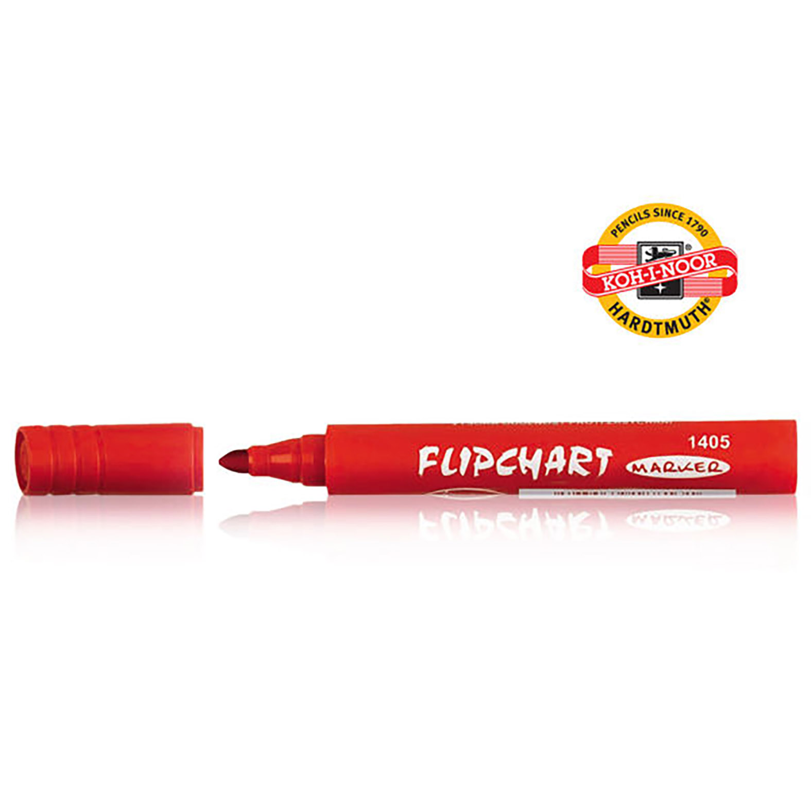 MARKER FLIPCHART CRVENI OBLI 7714050802KS - KOH-I-NOOR | Pisaći pribor | NBK