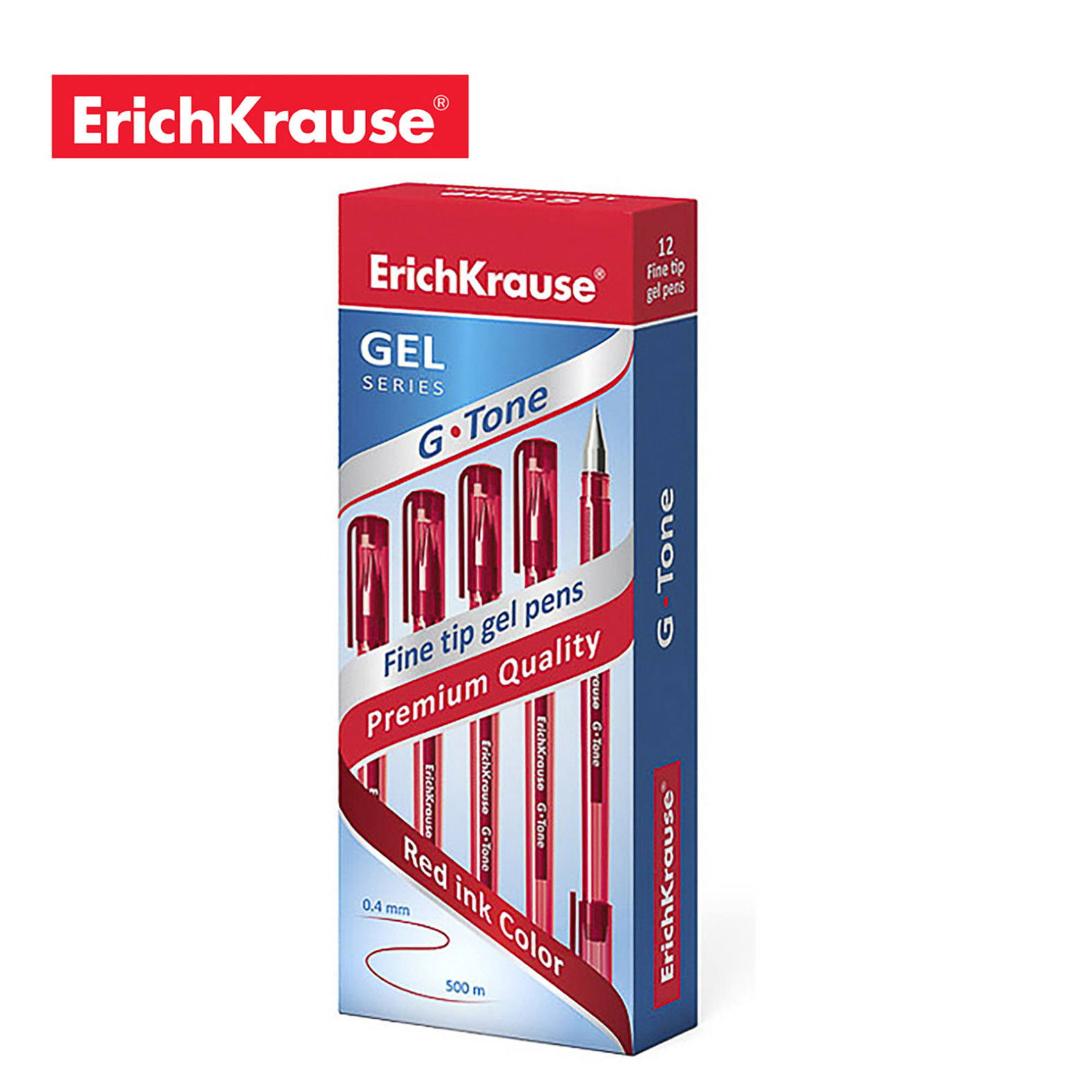 GEL OLOVKA G-TONE CRVENA 0.5 17811 - ERICHKRAUS | Pisaći pribor | NBK