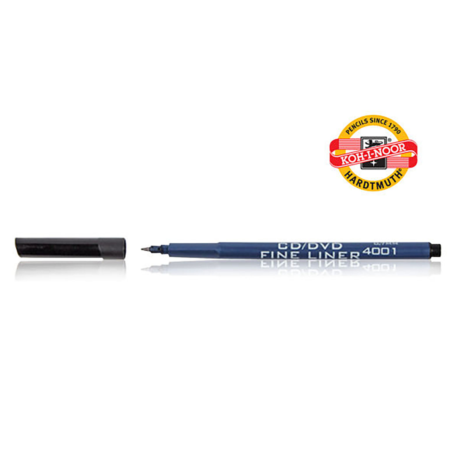 FINELINER MARKER ZA CD/DVD CRNI 0.7MM 4001 - KOH-I-NOOR | Pisaći pribor | NBK