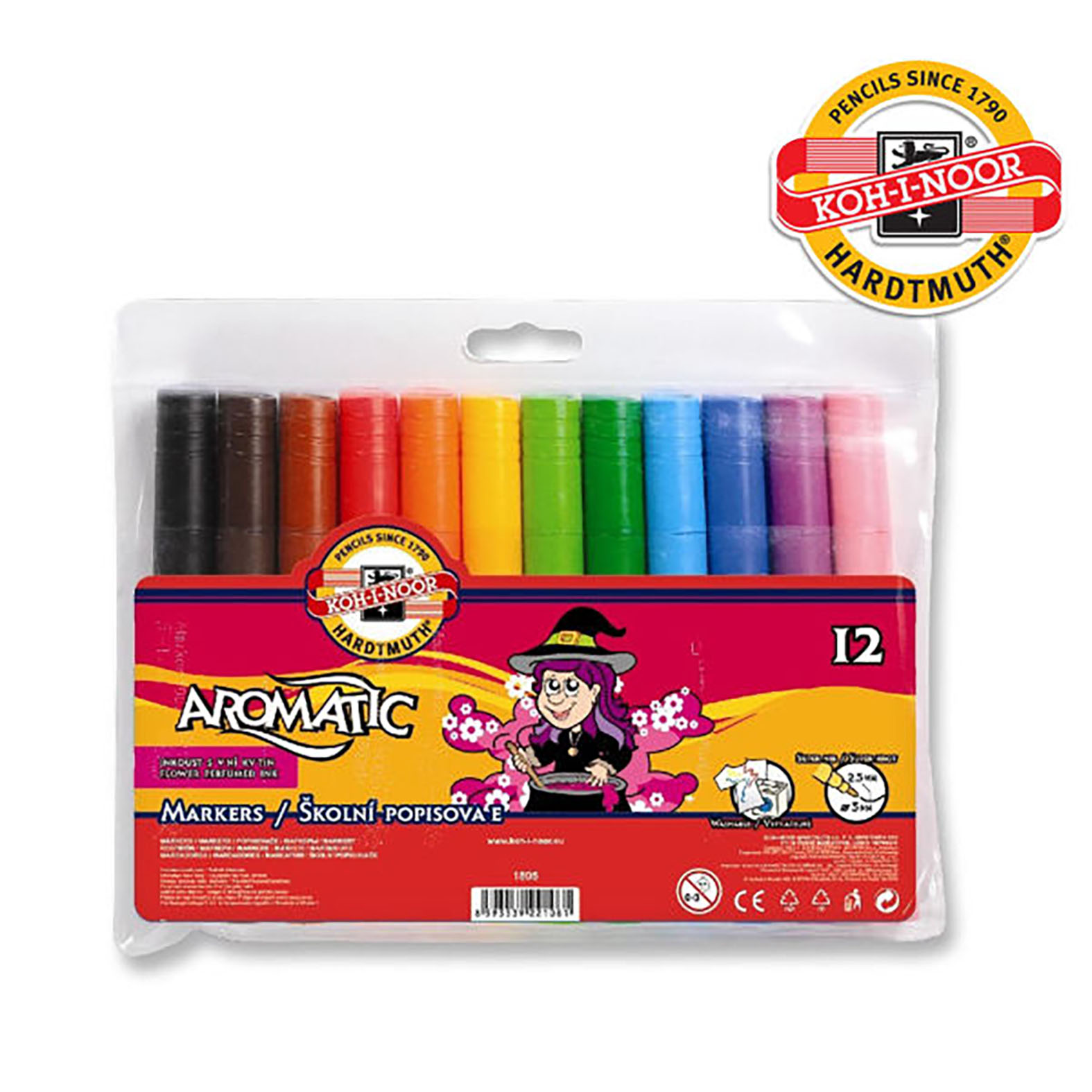 FLOMASTER AROMATIČNI 1/12 7718 - KOH-I-NOOR | Školski pribor | NBK