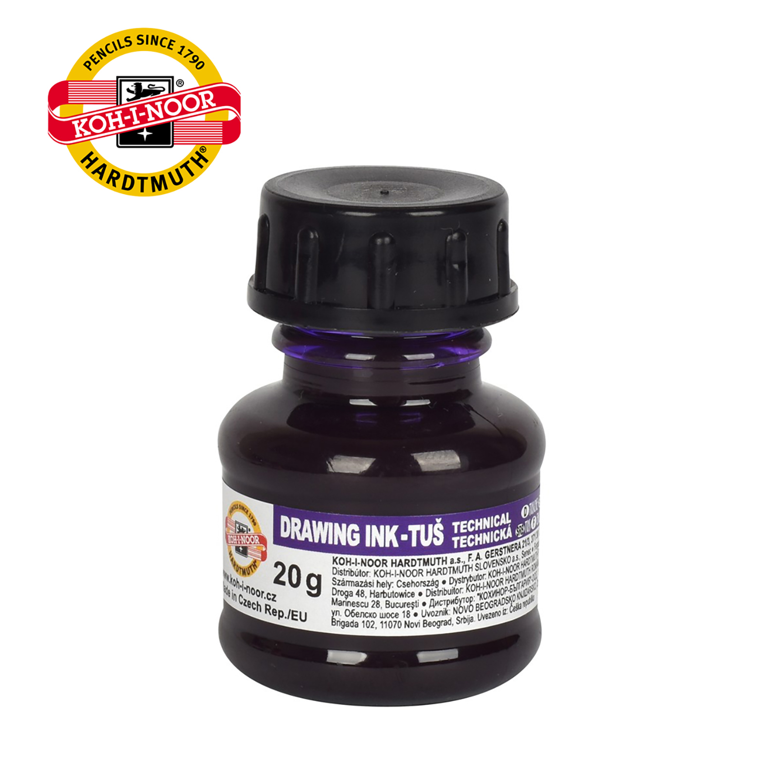 TUŠ LJUBIČASTI 20GR 141700602 - KOH-I-NOOR | Školski pribor | NBK