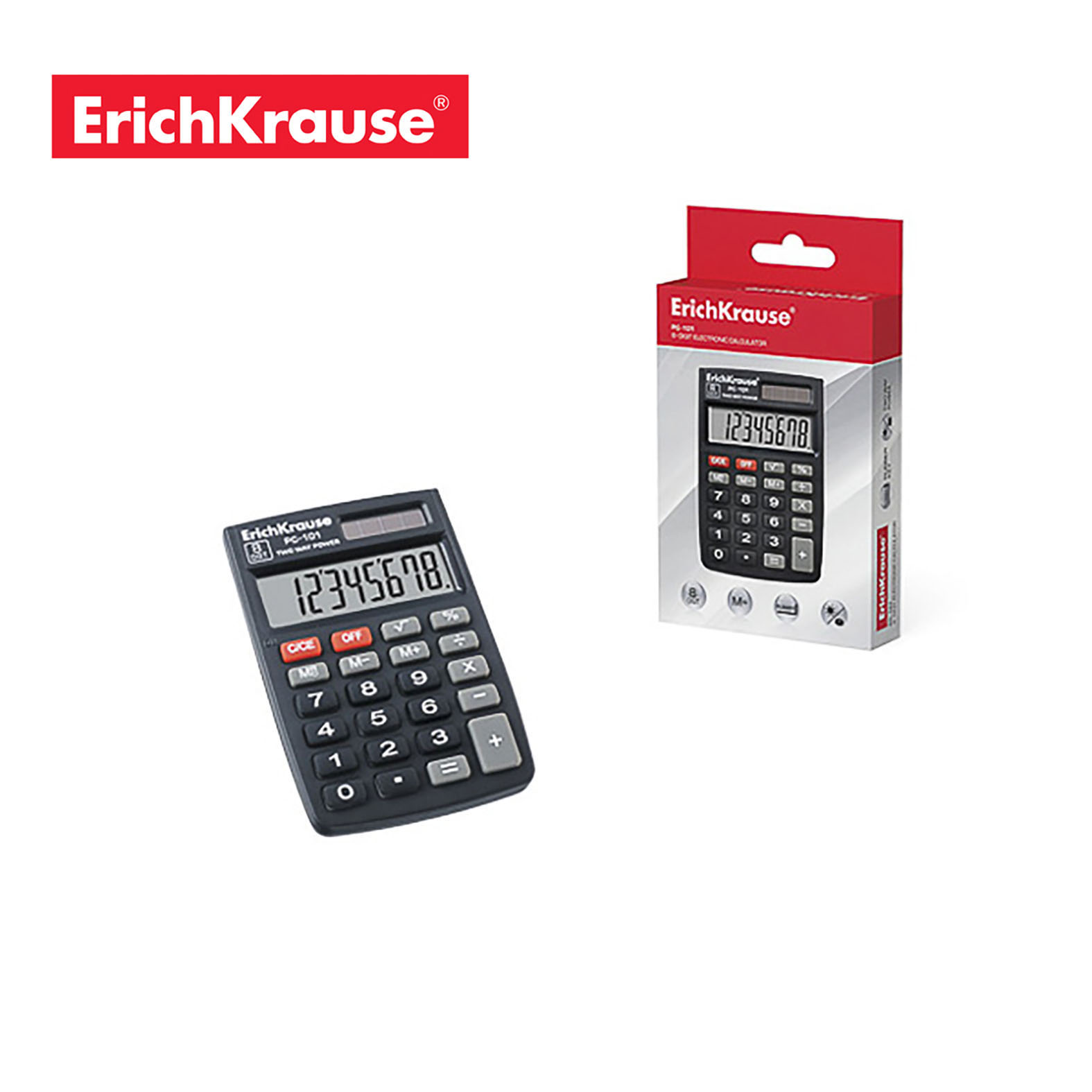 KALKULATOR 8 CIFARA PC-101 40101 - ERICHKRAUS | Kancelarijski materijal | NBK