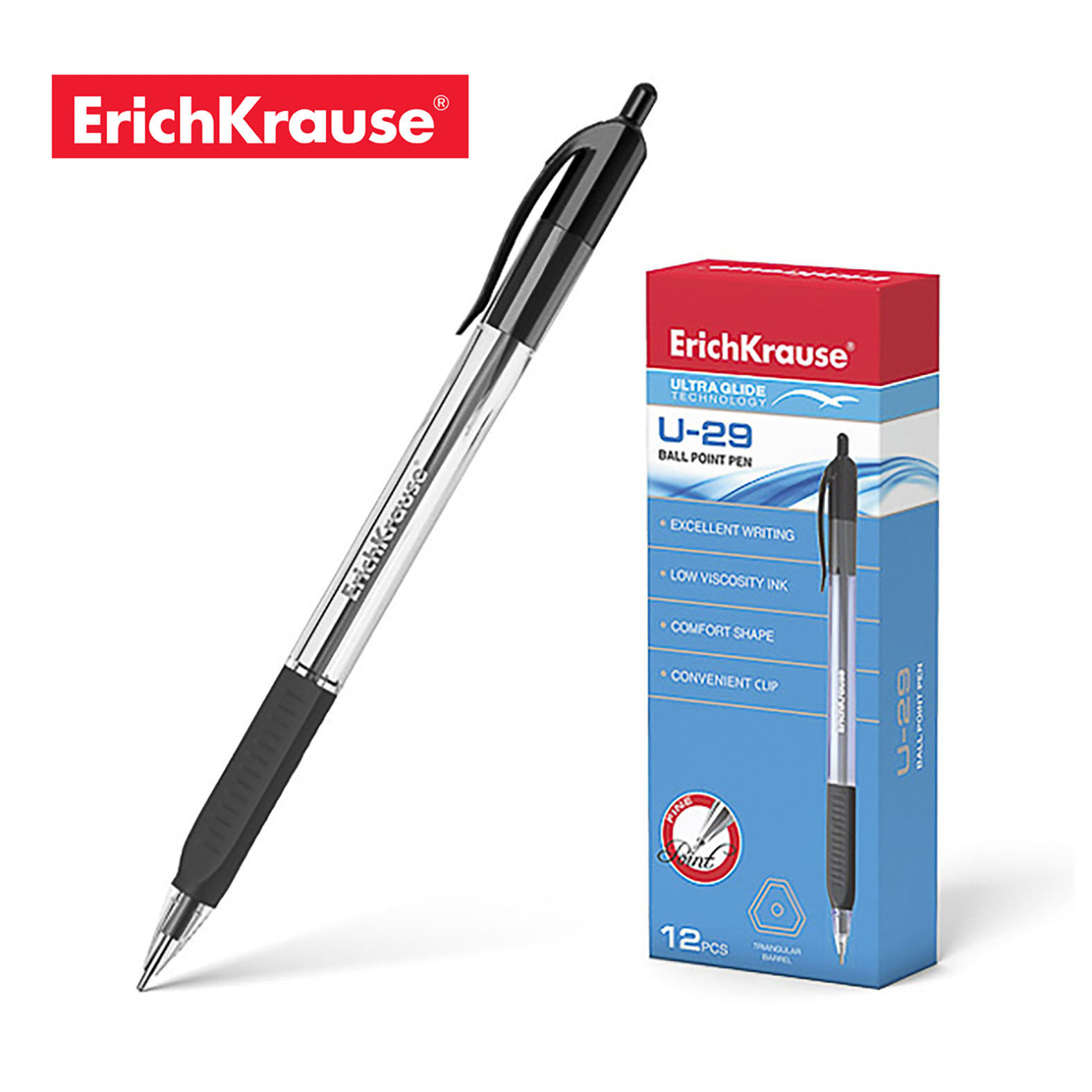 HEMIJSKA OLOVKA ULTRA GLIDE U-29 CRNA 33569 - ERICHKRAUS | Pisaći pribor | NBK