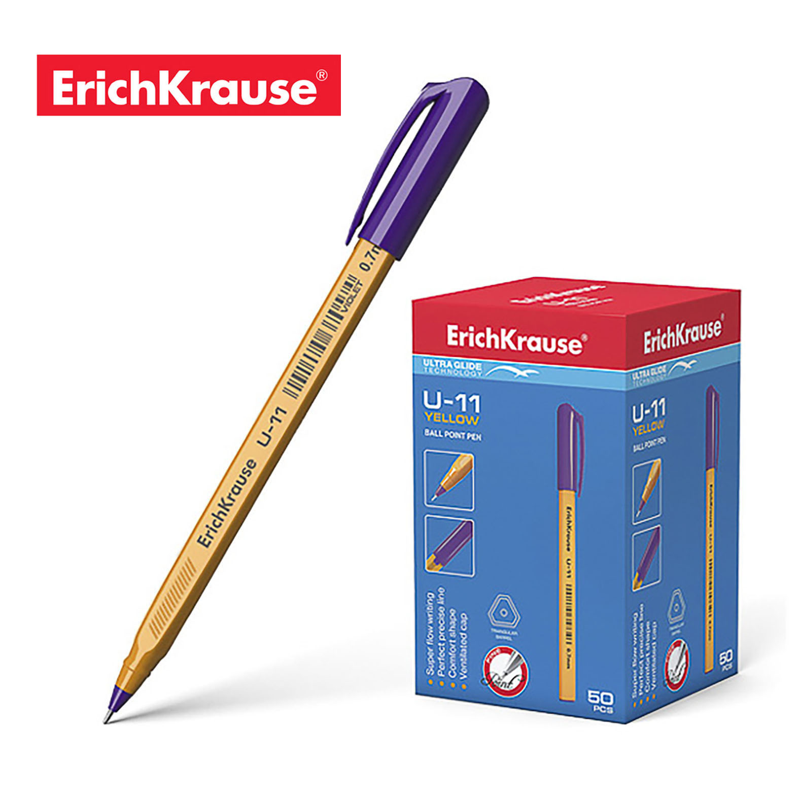 HEMIJSKA OLOVKA ULTRA GLIDE U-11 LJUBIČASTA 1/50 37057** - ERICHKRAUS | Pisaći pribor | NBK