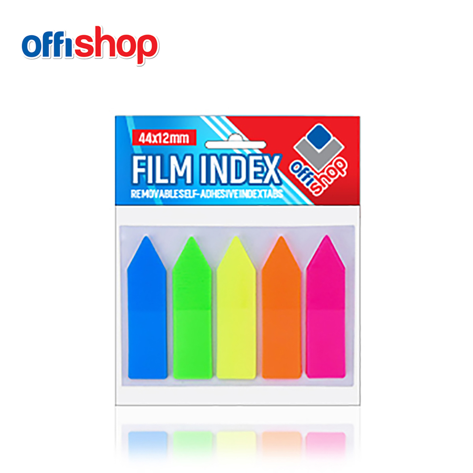 SAMOLEPLJIVE STRELICE 44*12*5* 100L OF017 - OFFISHOP | Kancelarijski materijal | NBK