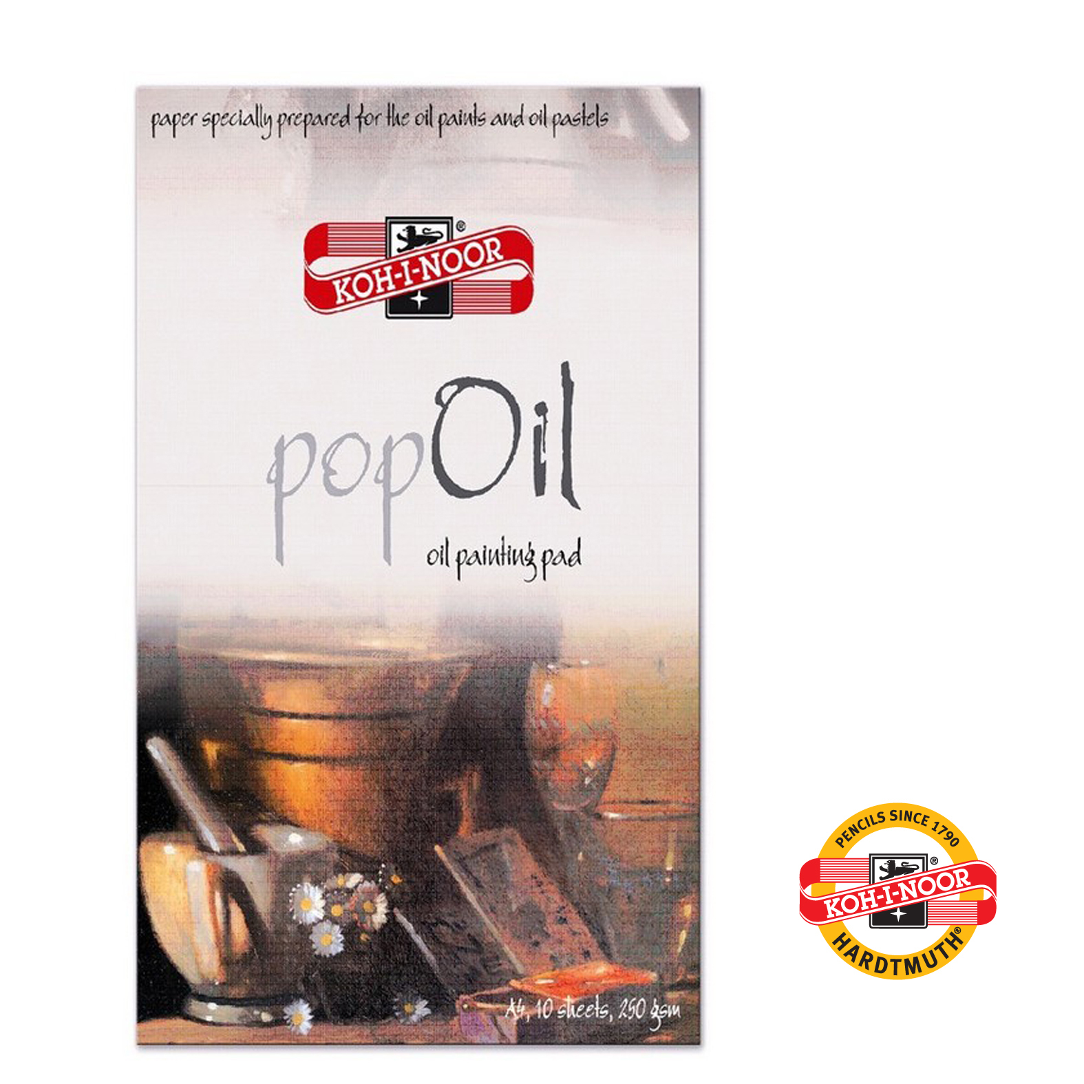 BLOK ZA CRTANJE ULJANE BOJE I PASTELE A4 250GR 10L 9920020 - KOH-I-NOOR | Slikarski pribor | NBK