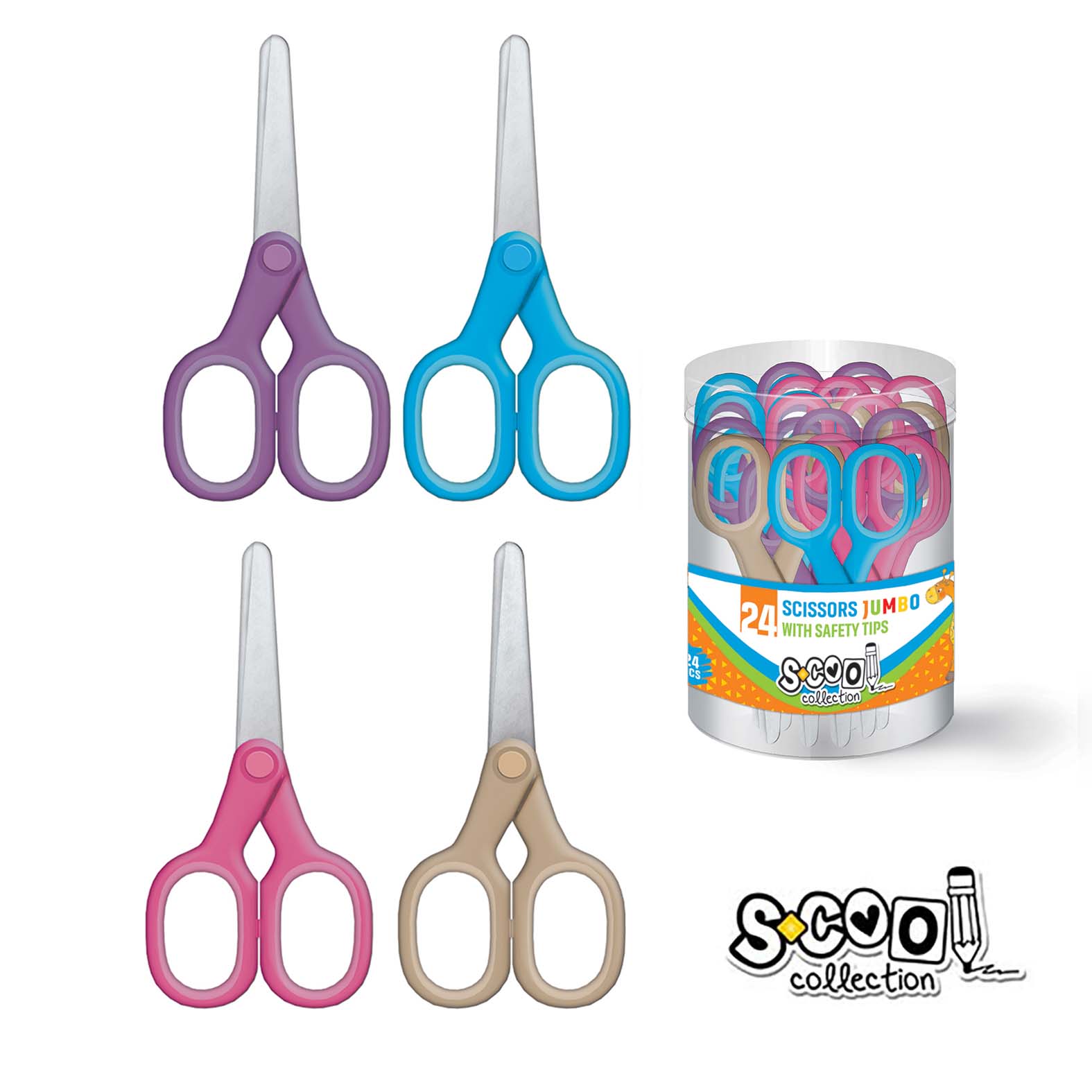 MAKAZE DEČIJE 13.5CM 1/24 SC328 - S-COOL | Školski pribor | NBK