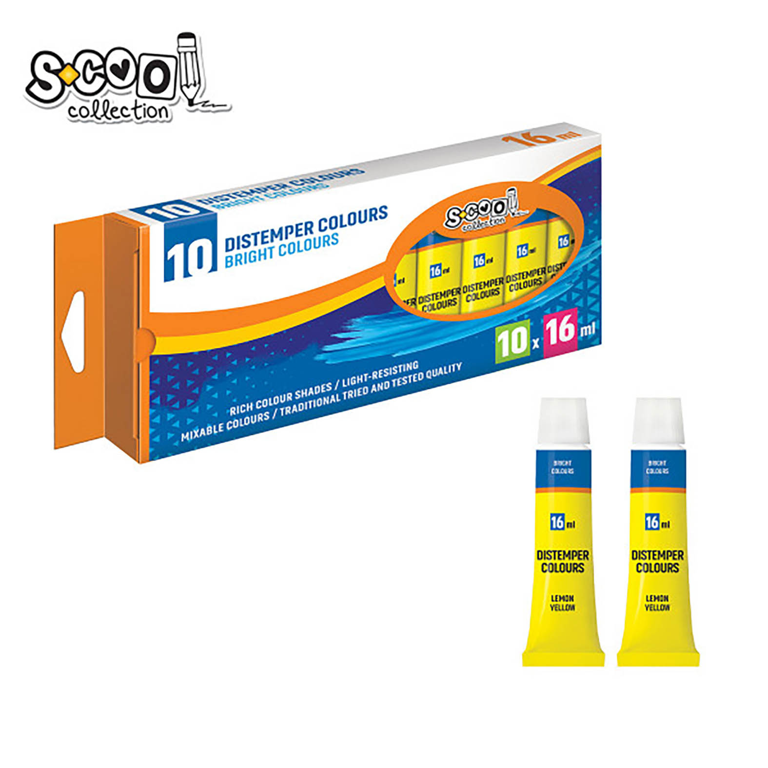 TEMPERA ZUTA LIMUN 16ML SC297 - S-COOL | Školski pribor | NBK
