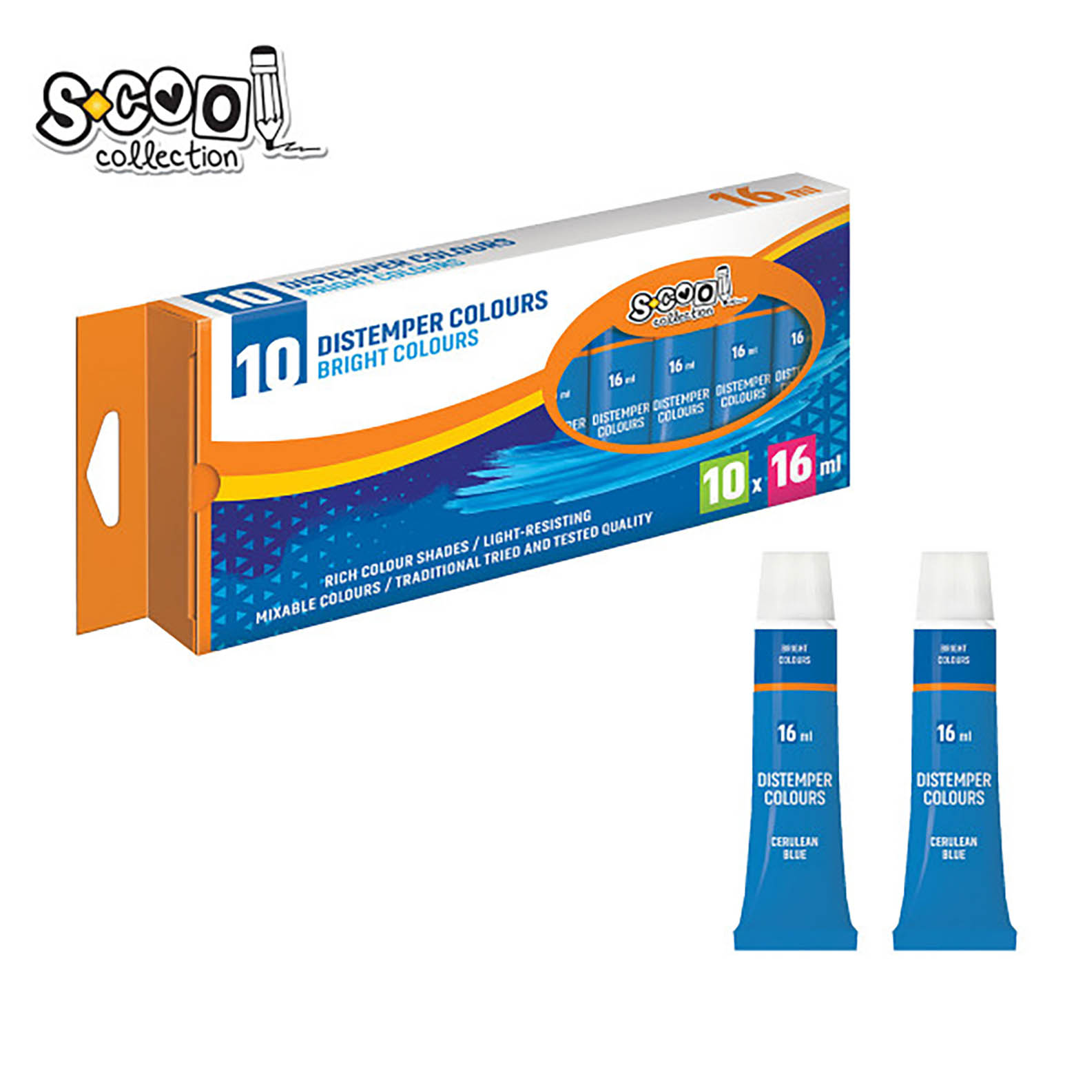 TEMPERA PLAVA COBALT 16ML SC301 - S-COOL | Školski pribor | NBK