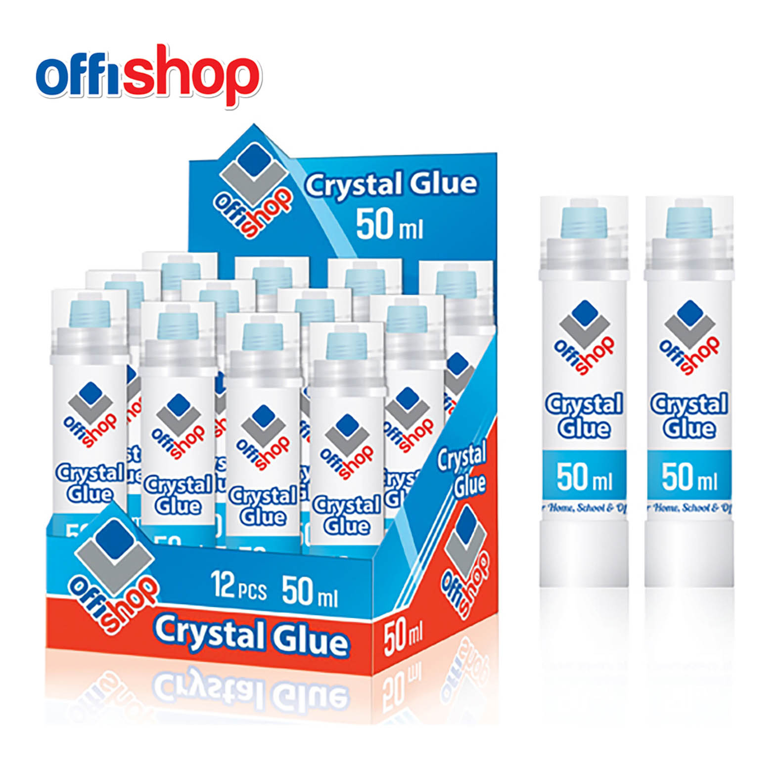 LEPAK TEČNI CRYSTAL 50GR 1/12 OF065 - OFFISHOP | Kancelarijski materijal | NBK