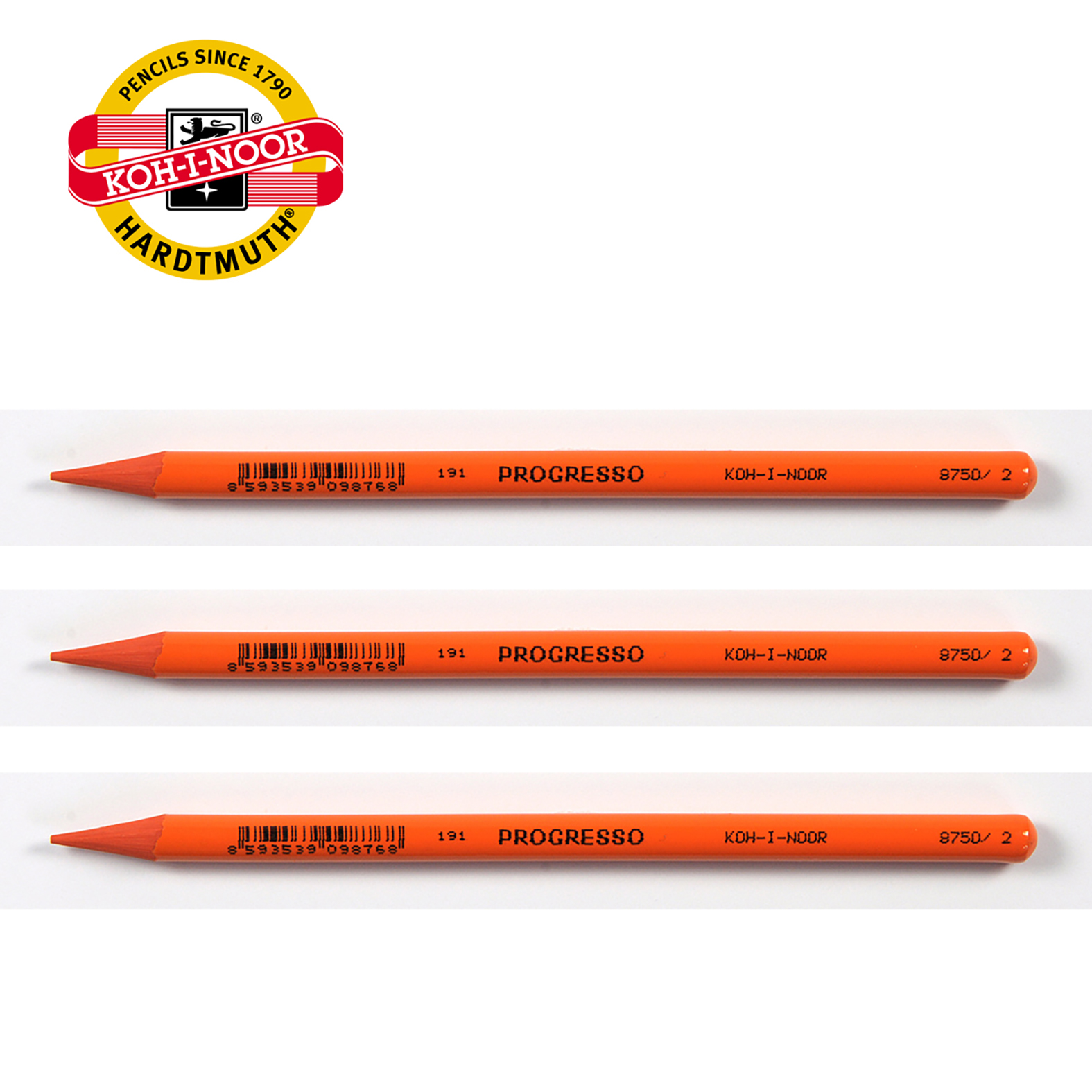 VOŠTANA PASTELA PROGRESSO ORANGE REDDISH 8750002 - KOH-I-NOOR | Slikarski pribor | NBK