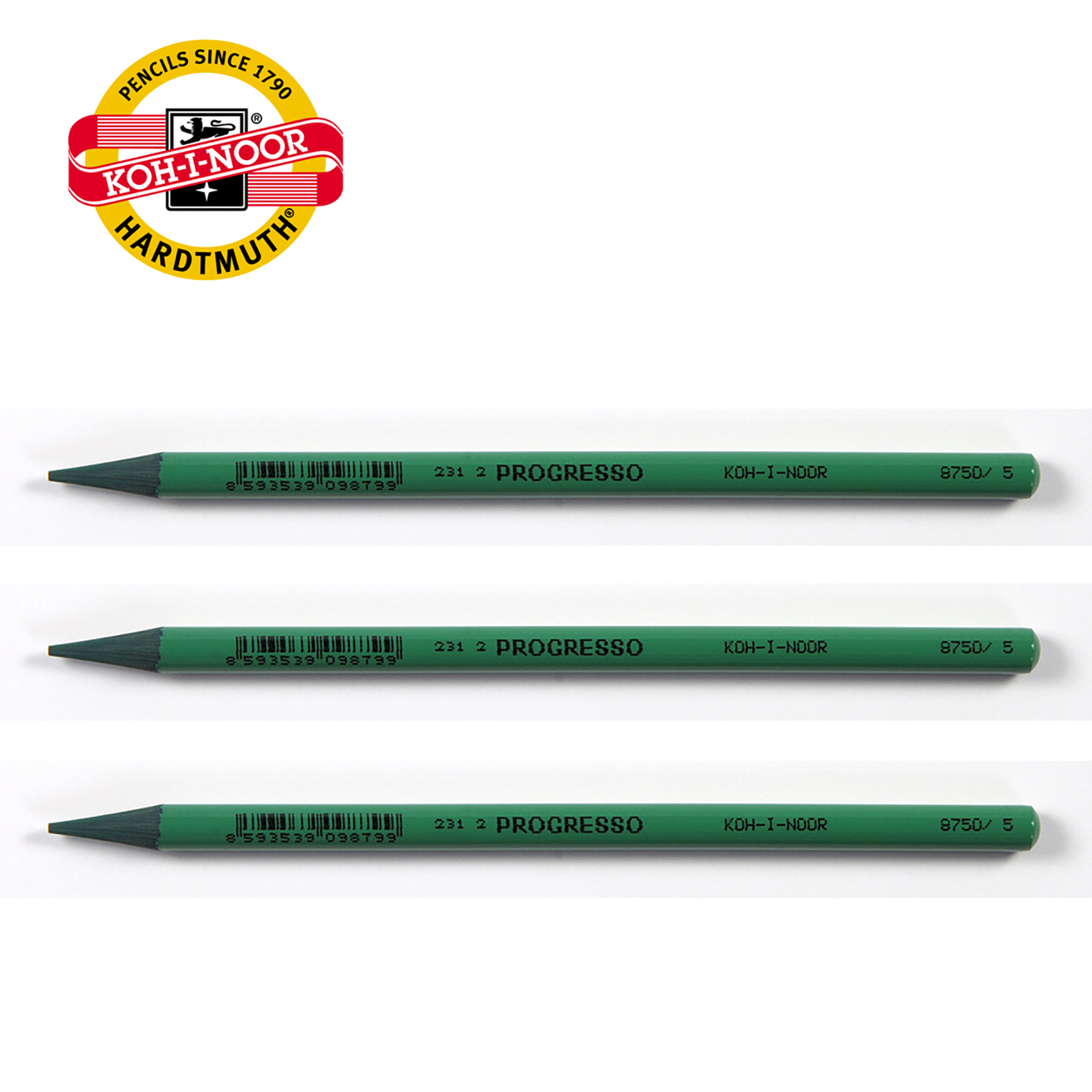 VOŠTANA PASTELA PROGRESSO DARK GREEN 8750005 - KOH-I-NOOR | Slikarski pribor | NBK