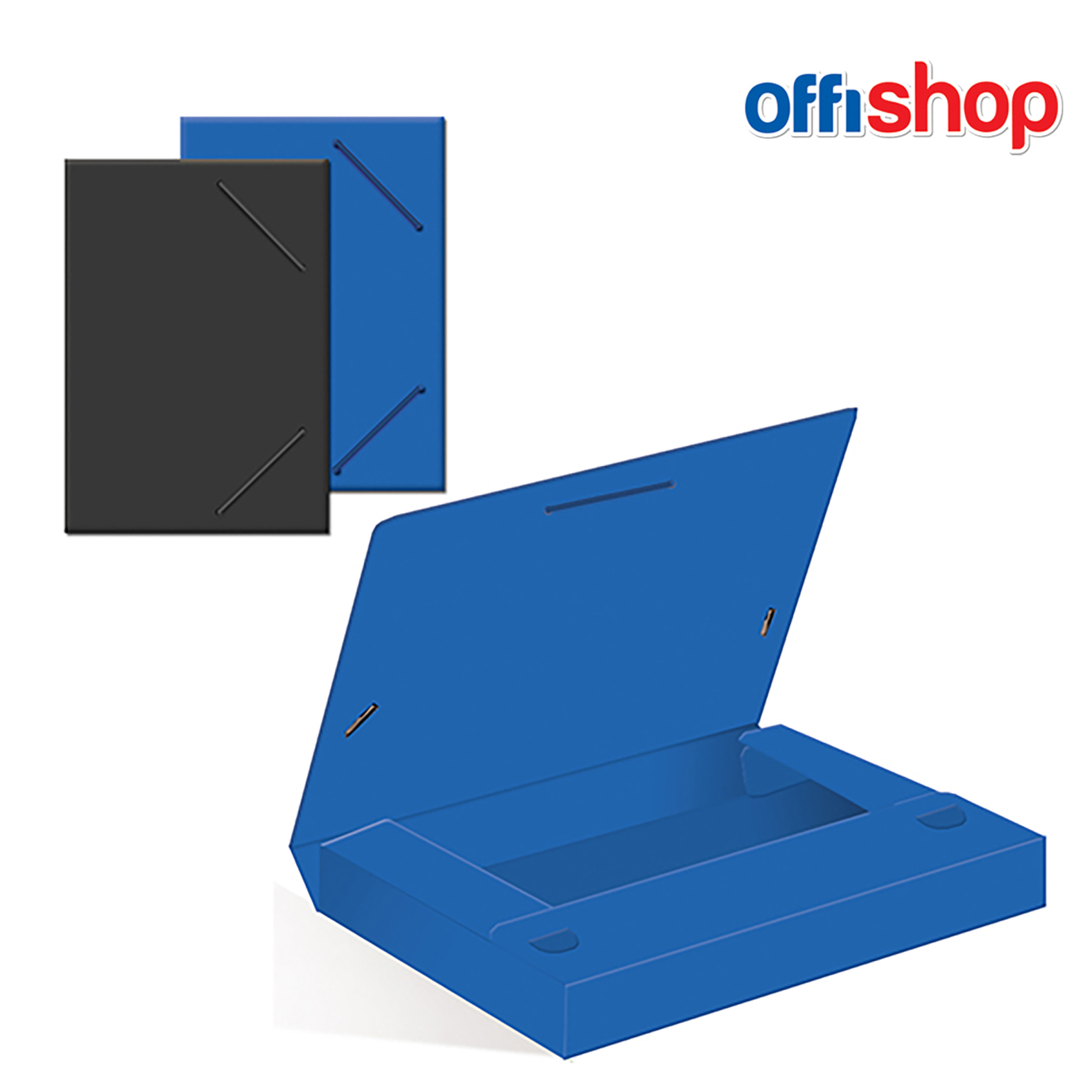 FASCIKLA FOLDER SA DVE GUME 5CM OF219 - OFFISHOP | Kancelarijski materijal | NBK