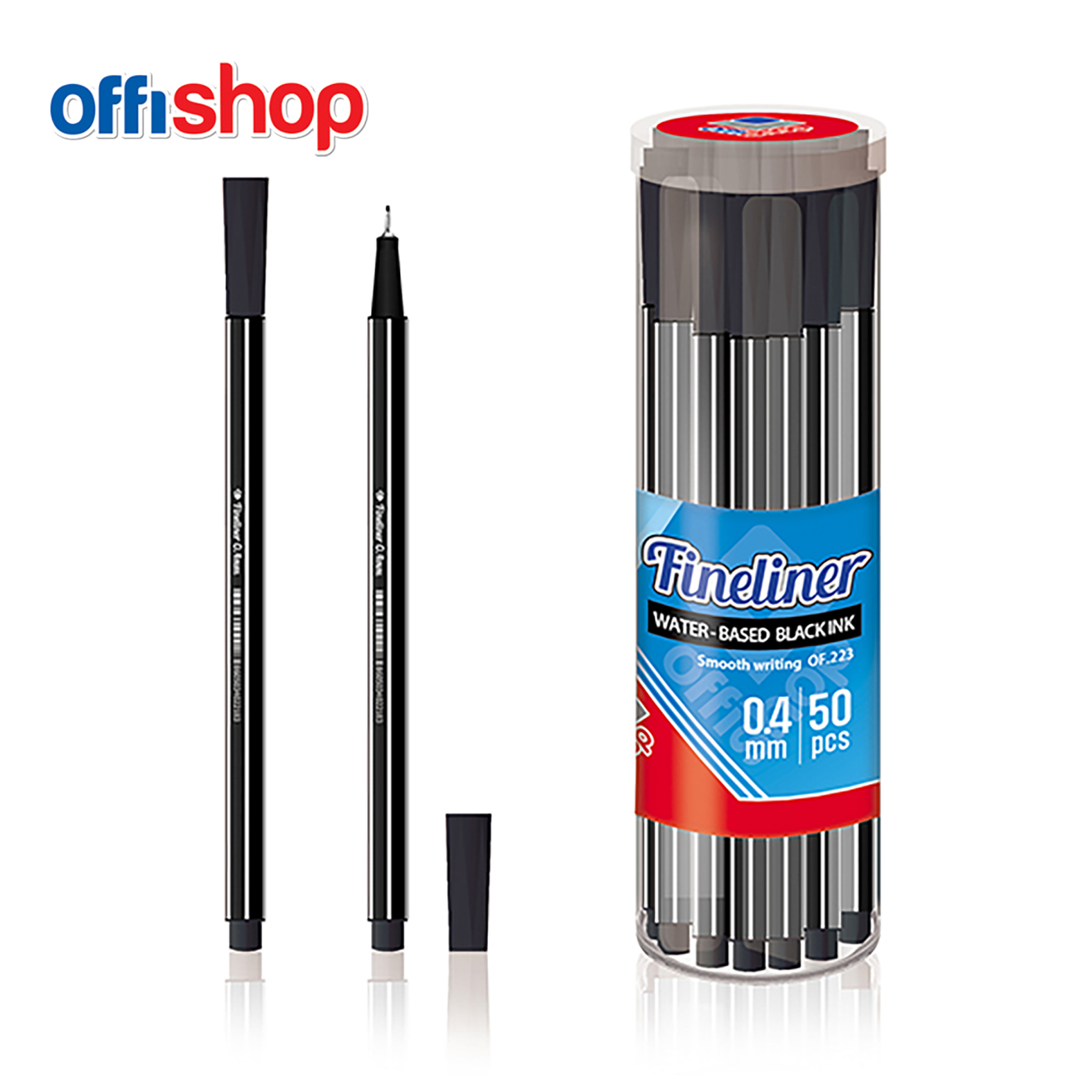 FINELINER CRNI 0.4MM 1/50 OF223 - OFFISHOP | Pisaći pribor | NBK