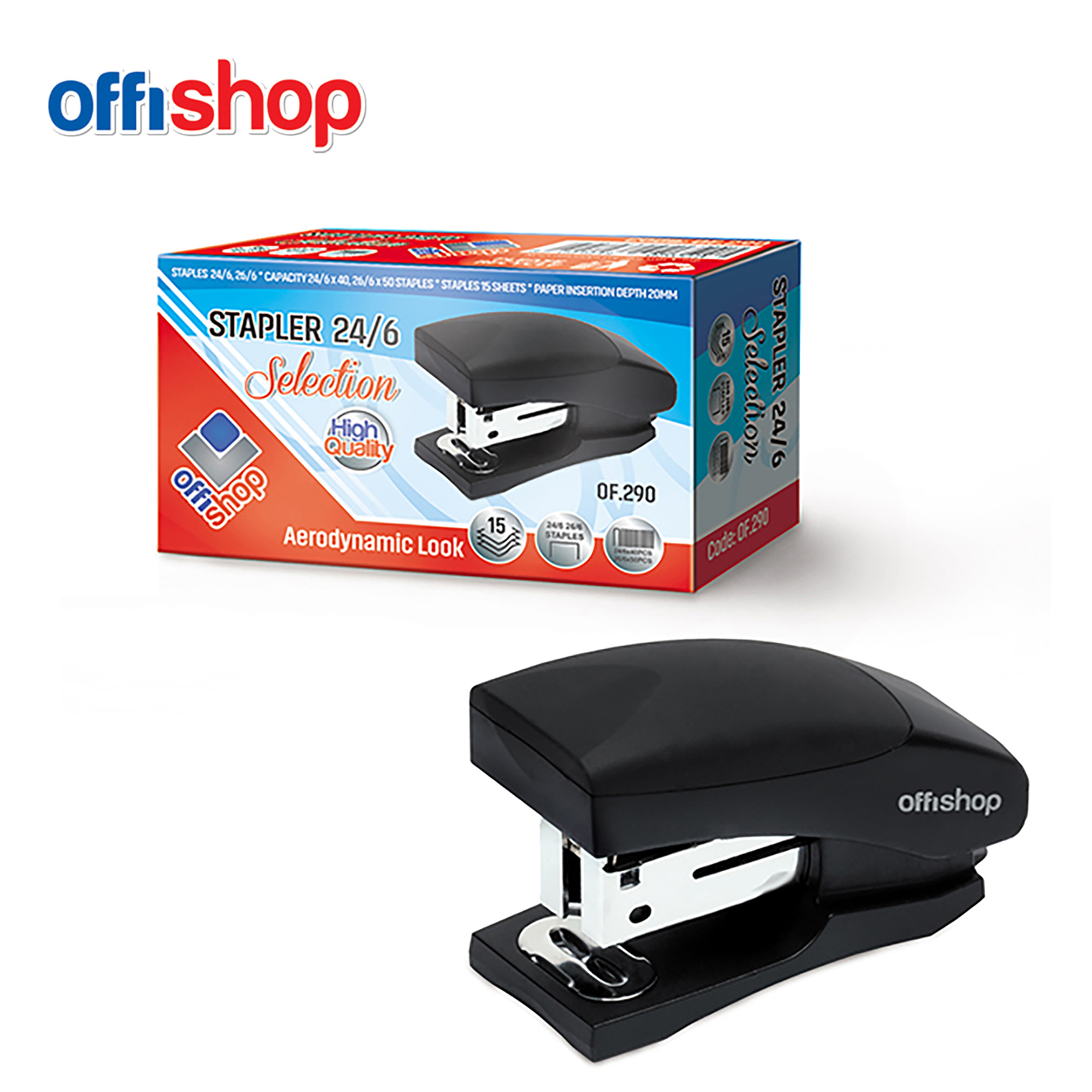HEFT MAŠINA SELECTION 24/6 15L OF290 - OFFISHOP | Kancelarijski materijal | NBK