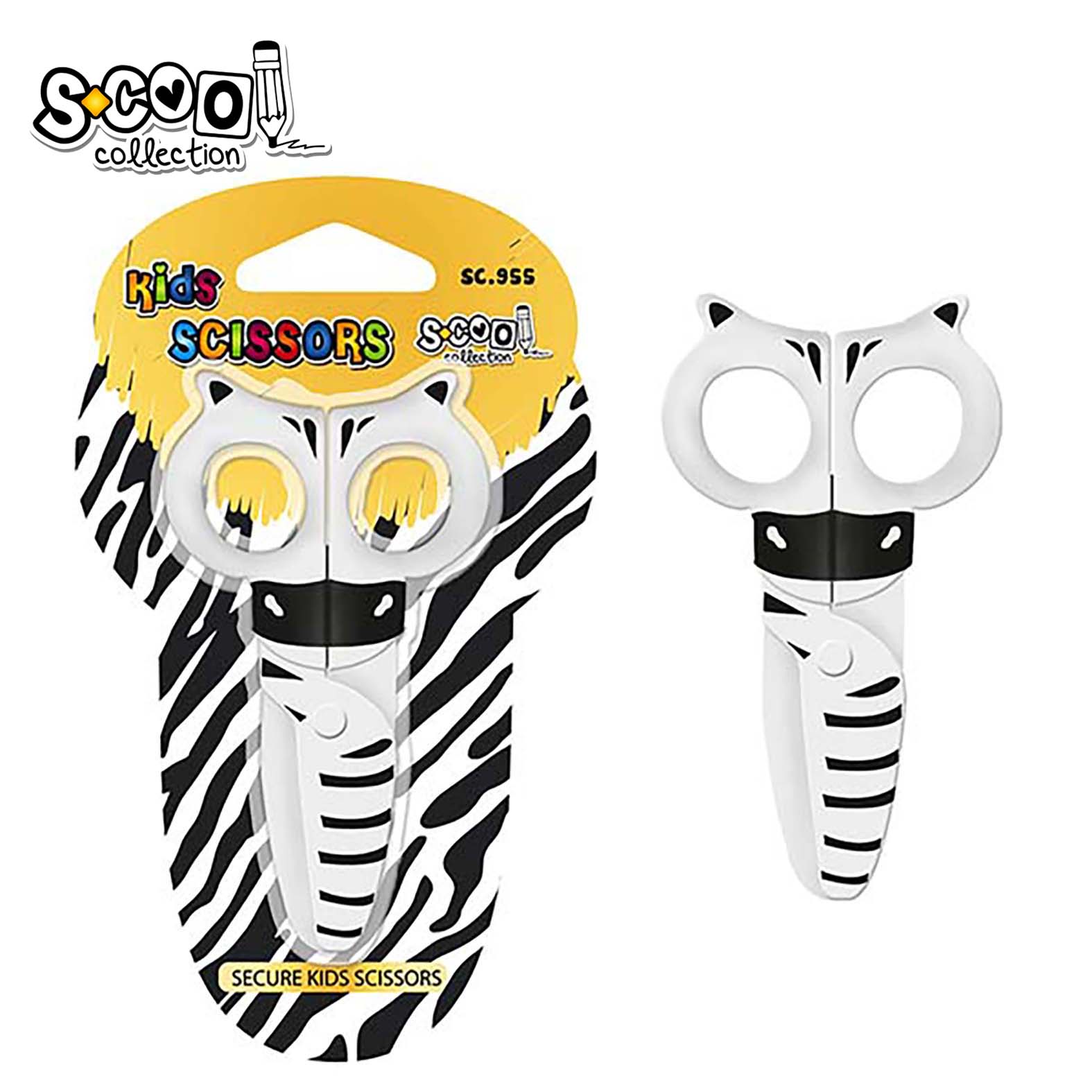 MAKAZE DEČIJE 13CM ZEBRA SC955 - S-COOL | Školski pribor | NBK