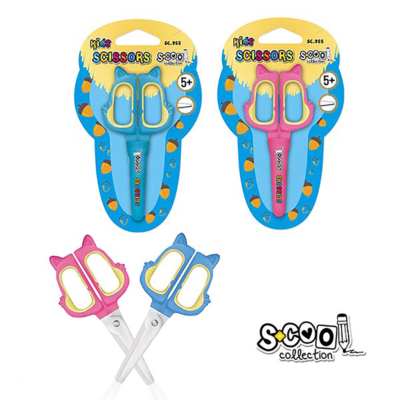 MAKAZE DEČIJE 13CM VEVERICA SC953** - S-COOL | Školski pribor | NBK