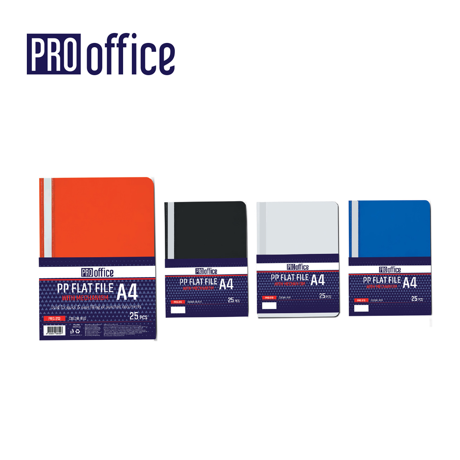 FASCIKLA PVC POLUMEHANIKA BELA PRO014 - PROOFFICE | Kancelarijski materijal | NBK