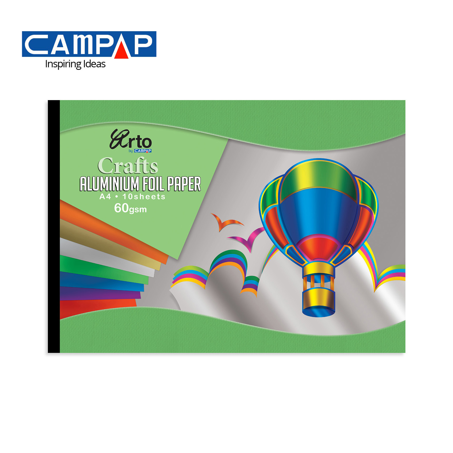 KRAFT BLOK ALU FOLIJA A4 60GR 10 LISTA 36654** - CAMPAP | Party, kraft, kreativni i dekorativni program | NBK