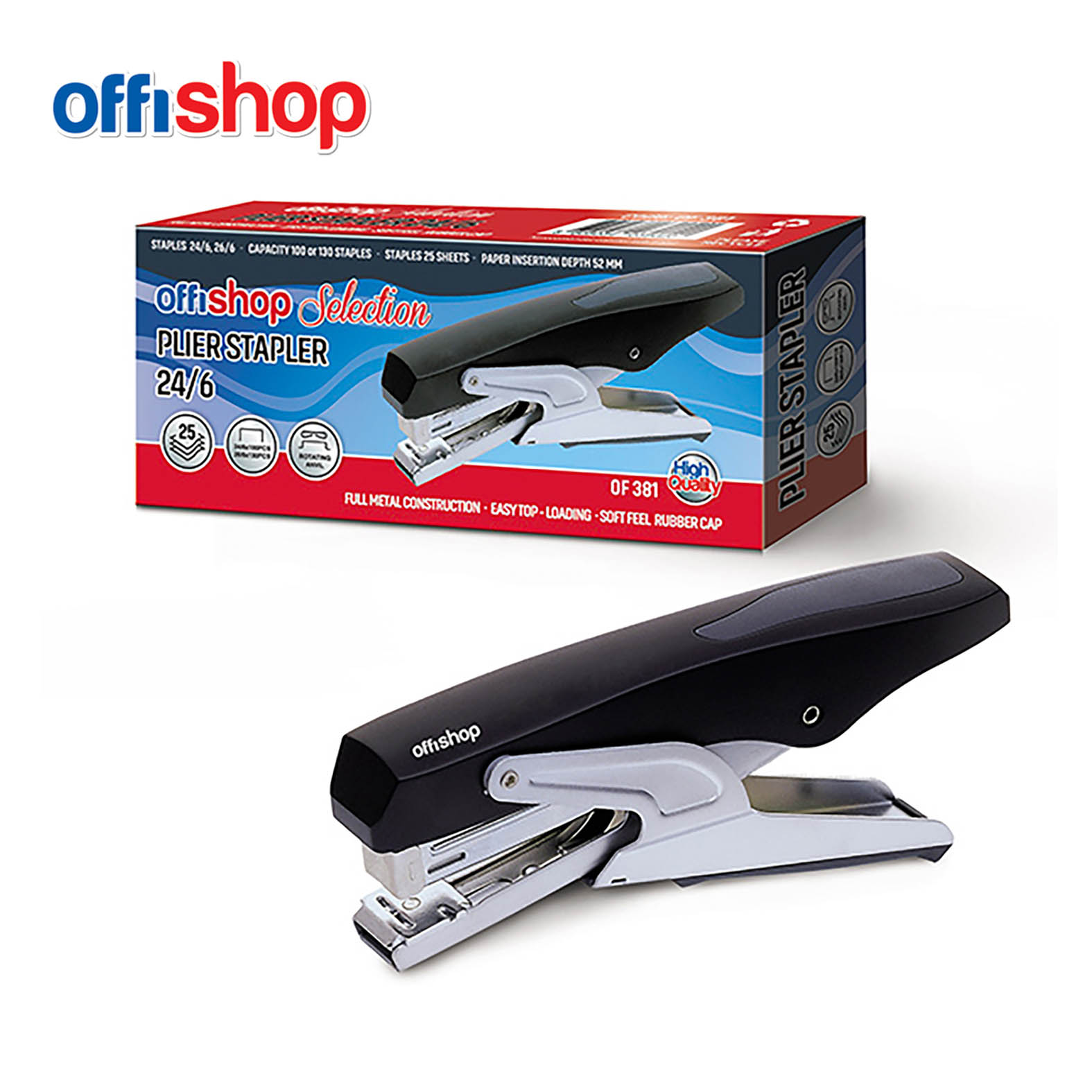 HEFT MAŠINA KLEŠTA 25LISTA 24/6 OF381 - OFFISHOP | Kancelarijski materijal | NBK