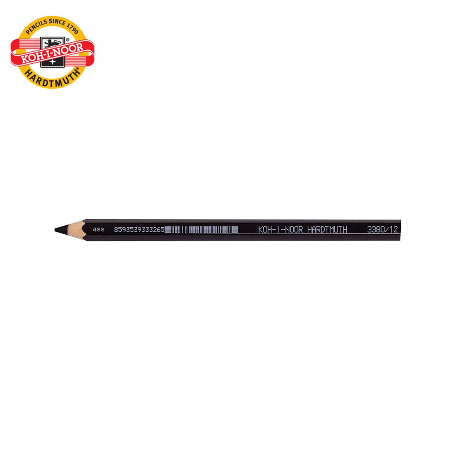 DRVENA BOJA JUMBO CRNA  3380012 - KOH-I-NOOR | Školski pribor | NBK