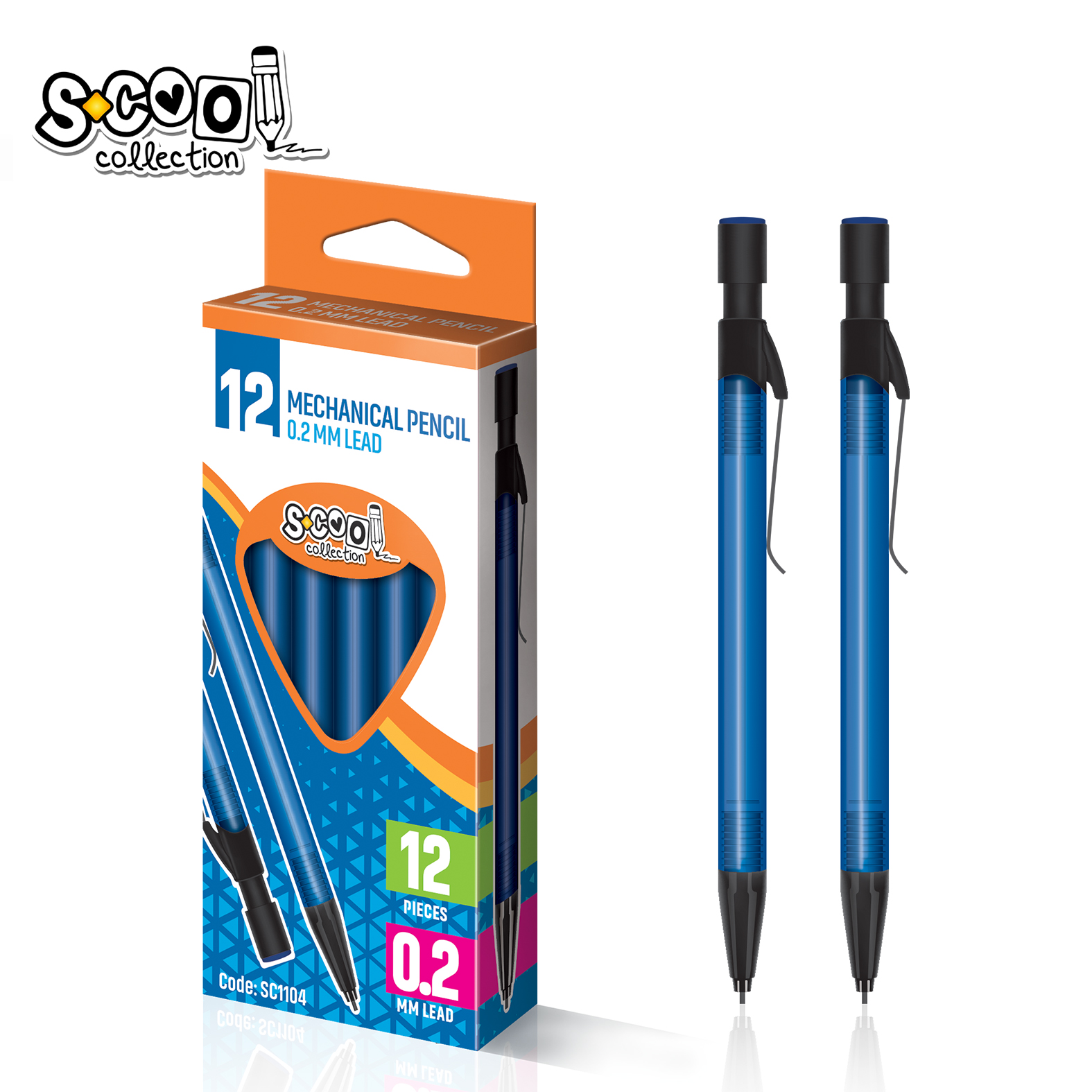 TEHNIČKA OLOVKA 2MM 1/12 SC1104 - S-COOL | Pisaći pribor | NBK