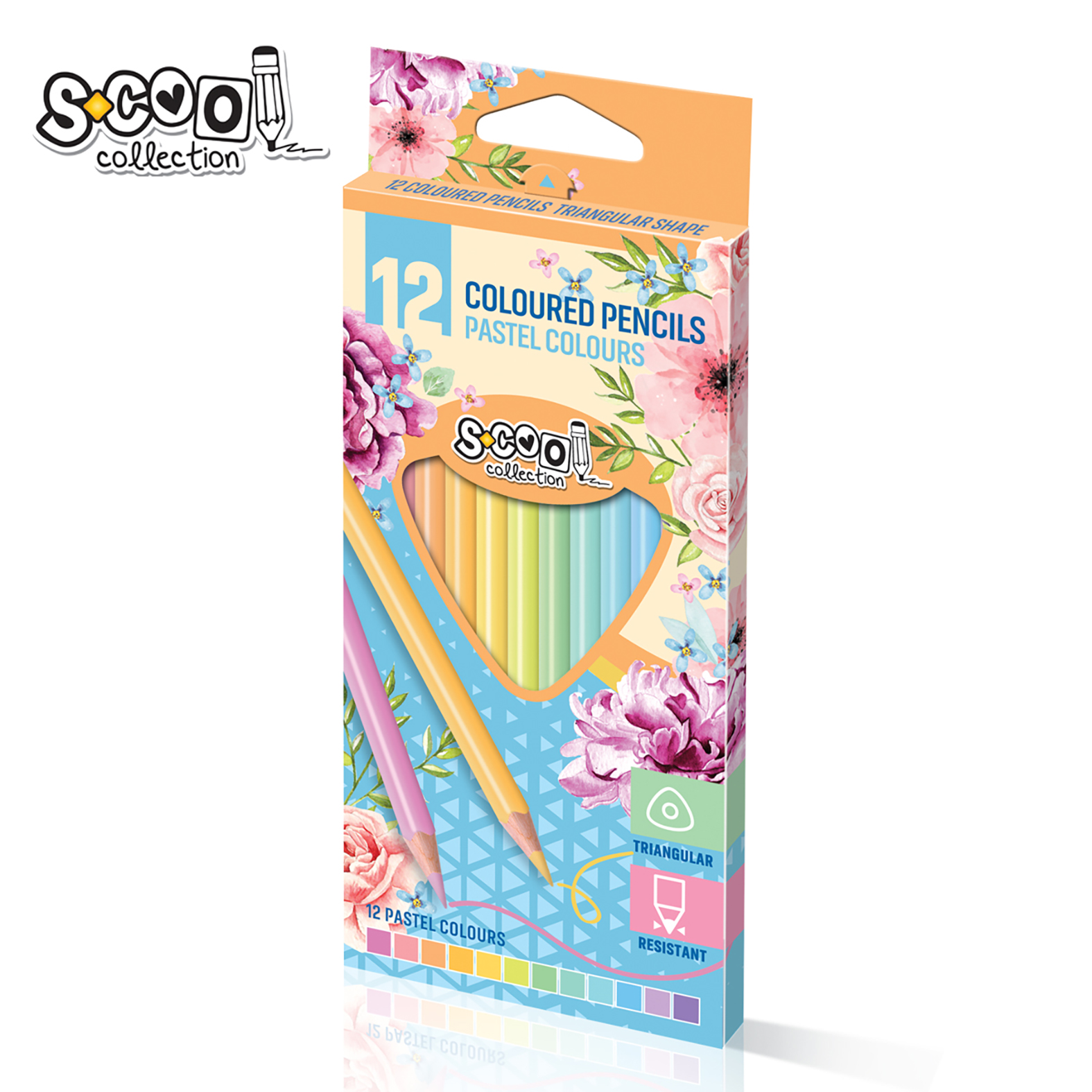 DRVENE BOJE PASTEL 1/12/24  SC1284 - S-COOL | Školski pribor | NBK