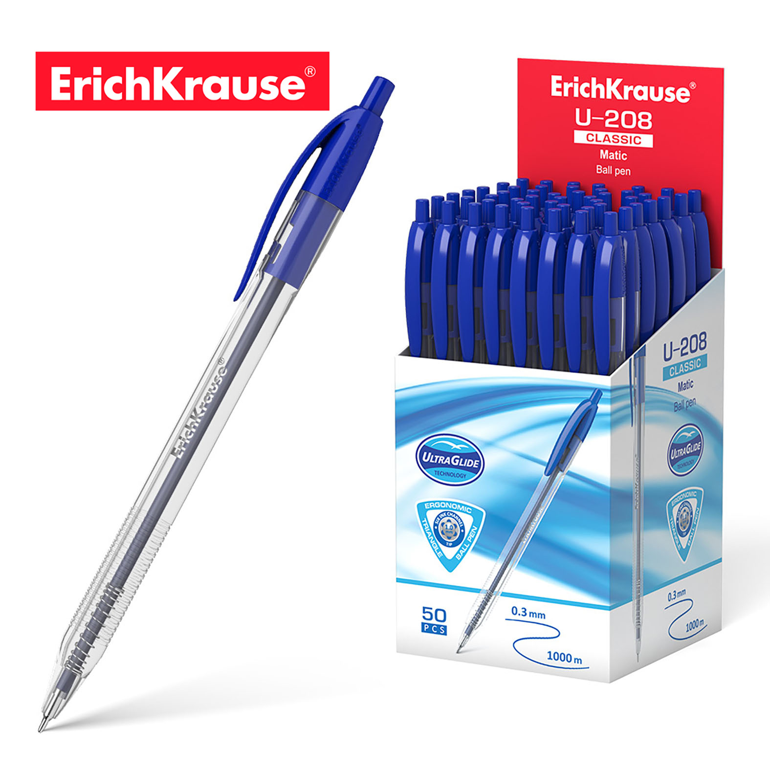 HEMIJSKA OLOVKA ULTRA GLIDE PLAVA 1/50 47570 - ERICHKRAUS | Pisaći pribor | NBK