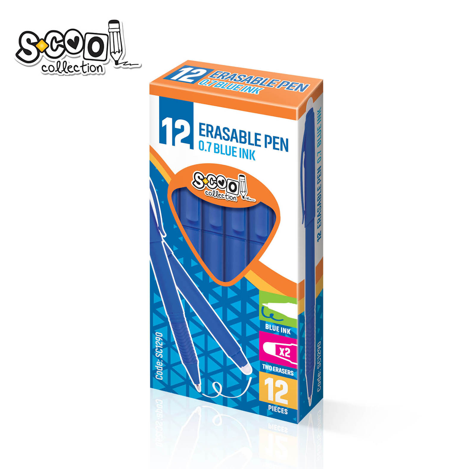GEL OLOVKA PIŠI-BRIŠI 1/12 SC1290 - S-COOL | Pisaći pribor | NBK