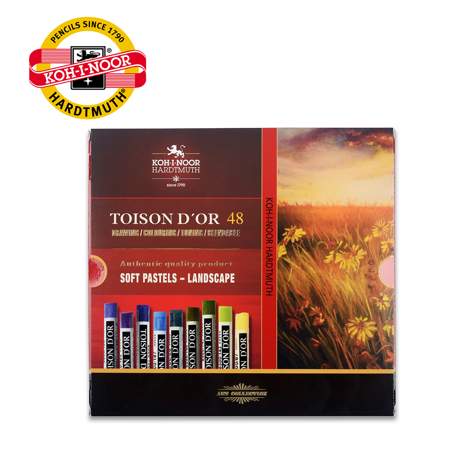 SUVI PASTEL OKRUGLI LANDSCAPE 1/48 8516048007 - KOH-I-NOOR | Slikarski pribor | NBK