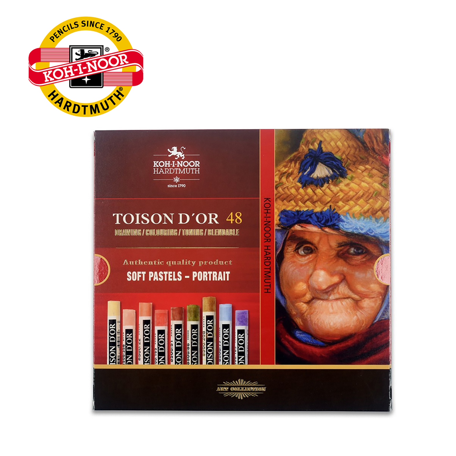 SUVI PASTEL OKRUGLI PORTRAIT 1/48 8516048008 - KOH-I-NOOR | Slikarski pribor | NBK
