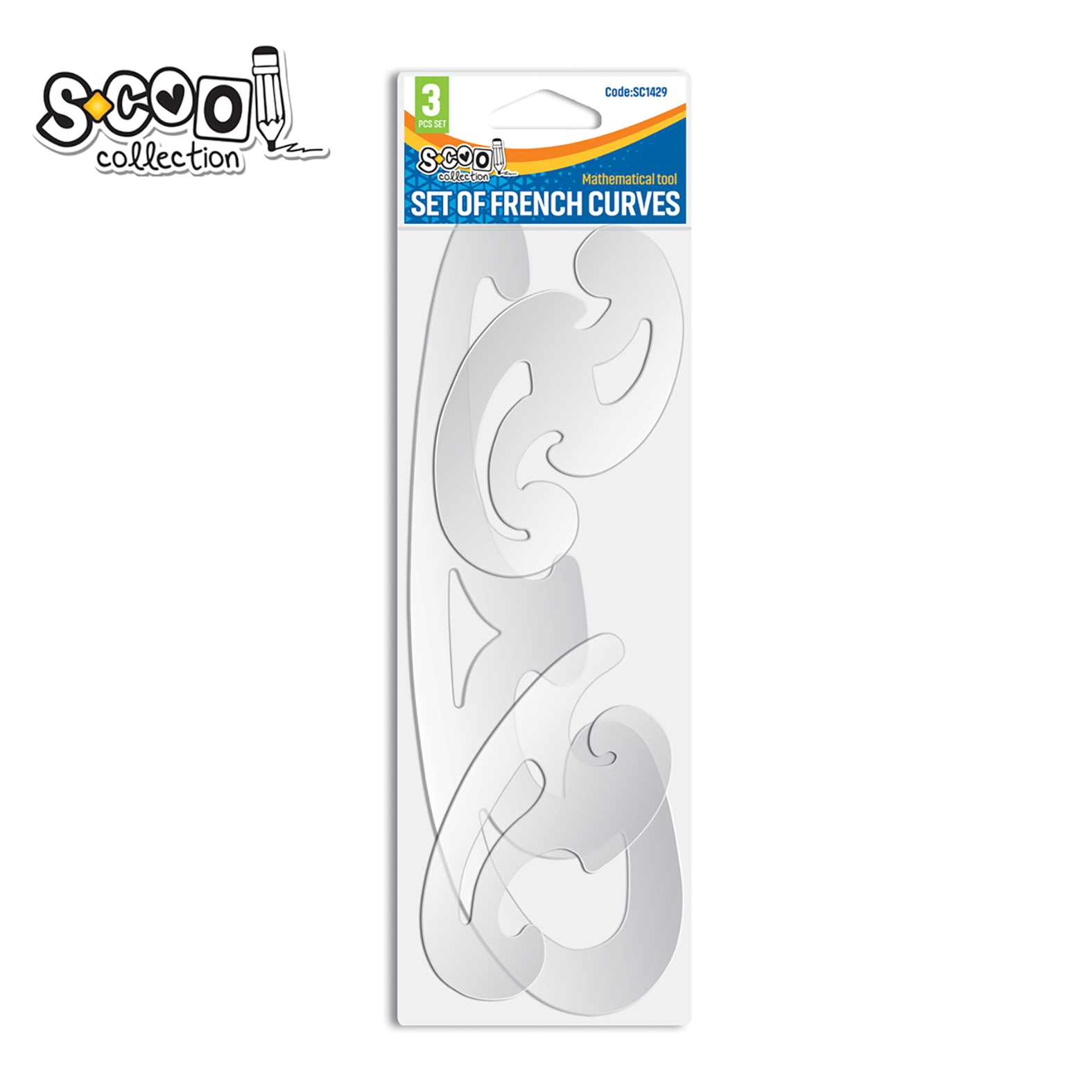 SET KRIVULJARA SC1429 - S-COOL | Školski pribor | NBK