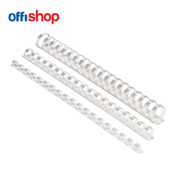 SPIRALA ZA KORIČENJE 1/100 10MM BELA OF464 - OFFISHOP | Kancelarijski materijal | NBK