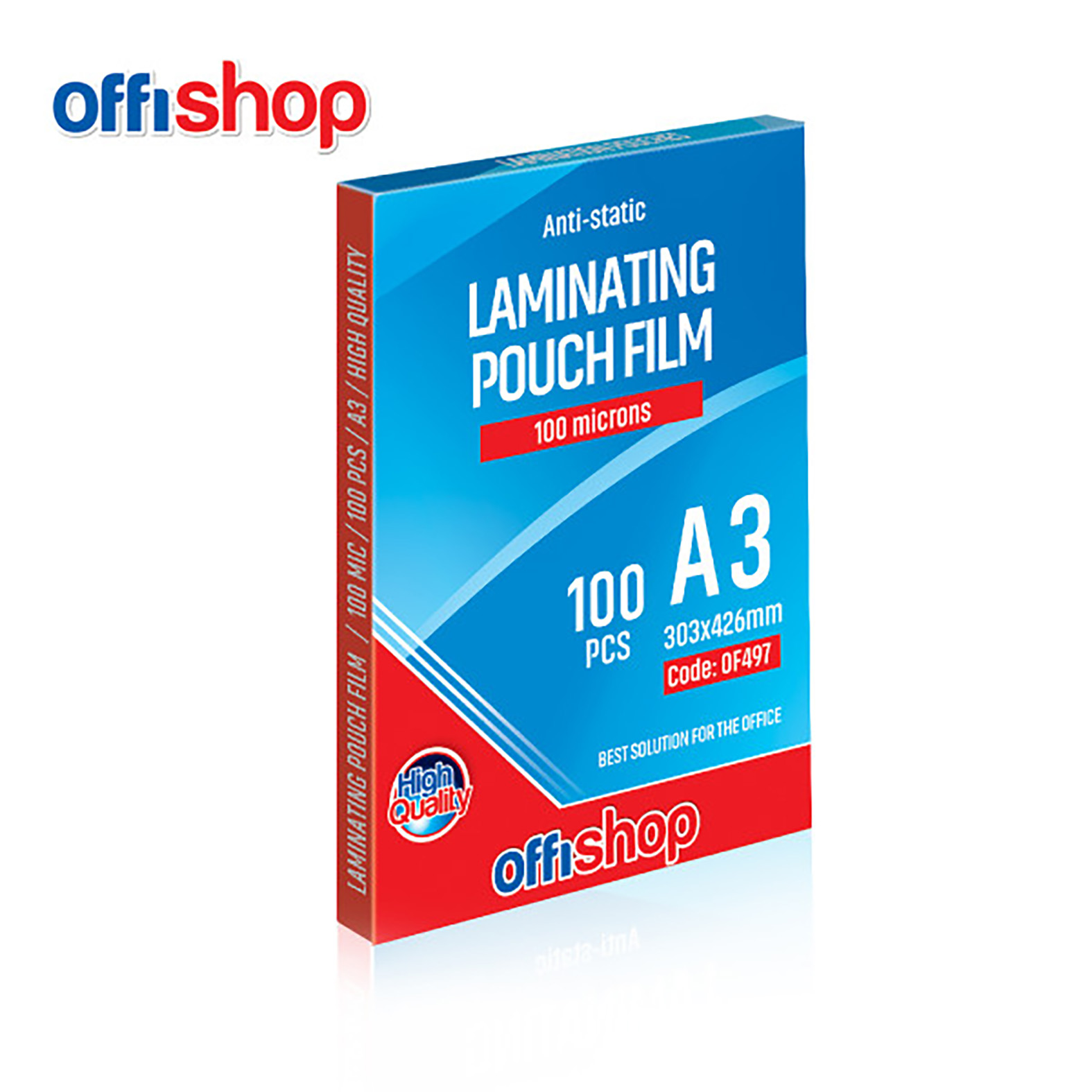 FOLIJA ZA PLASTIFIKACIJU A3 1MIC 1/100 OF497 - OFFISHOP | Kancelarijski materijal | NBK