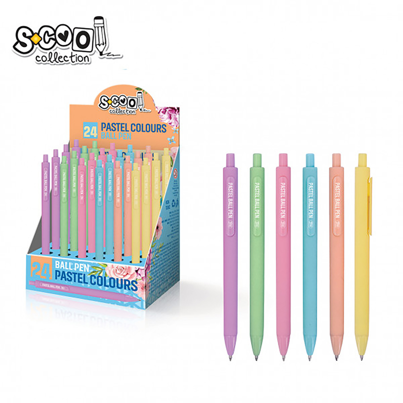 HEMIJSKA OLOVKA PASTEL 1.00M 1/24 SC1705 - S-COOL | Pisaći pribor | NBK