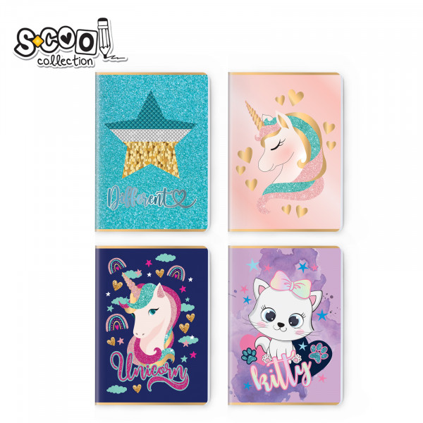 SVESKA PREMIUM A4 SK 52L GIRL'S COLLECTION SC1767 SC2351 - S-COOL | Školski pribor | NBK