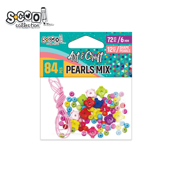 KRAFT UKRASNE PERLE VIŠE OBLIKA + TRAKA 1/84 SC2003 - KRAFT | Party, kraft, kreativni i dekorativni program | NBK