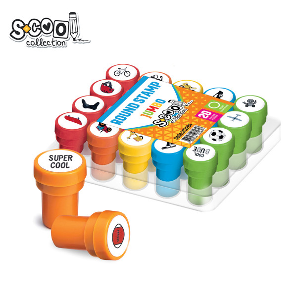 PEČAT DEČIJI OKRUGLI SET 20KOM SC2284 - S-COOL | Igračke i društvene igre | NBK