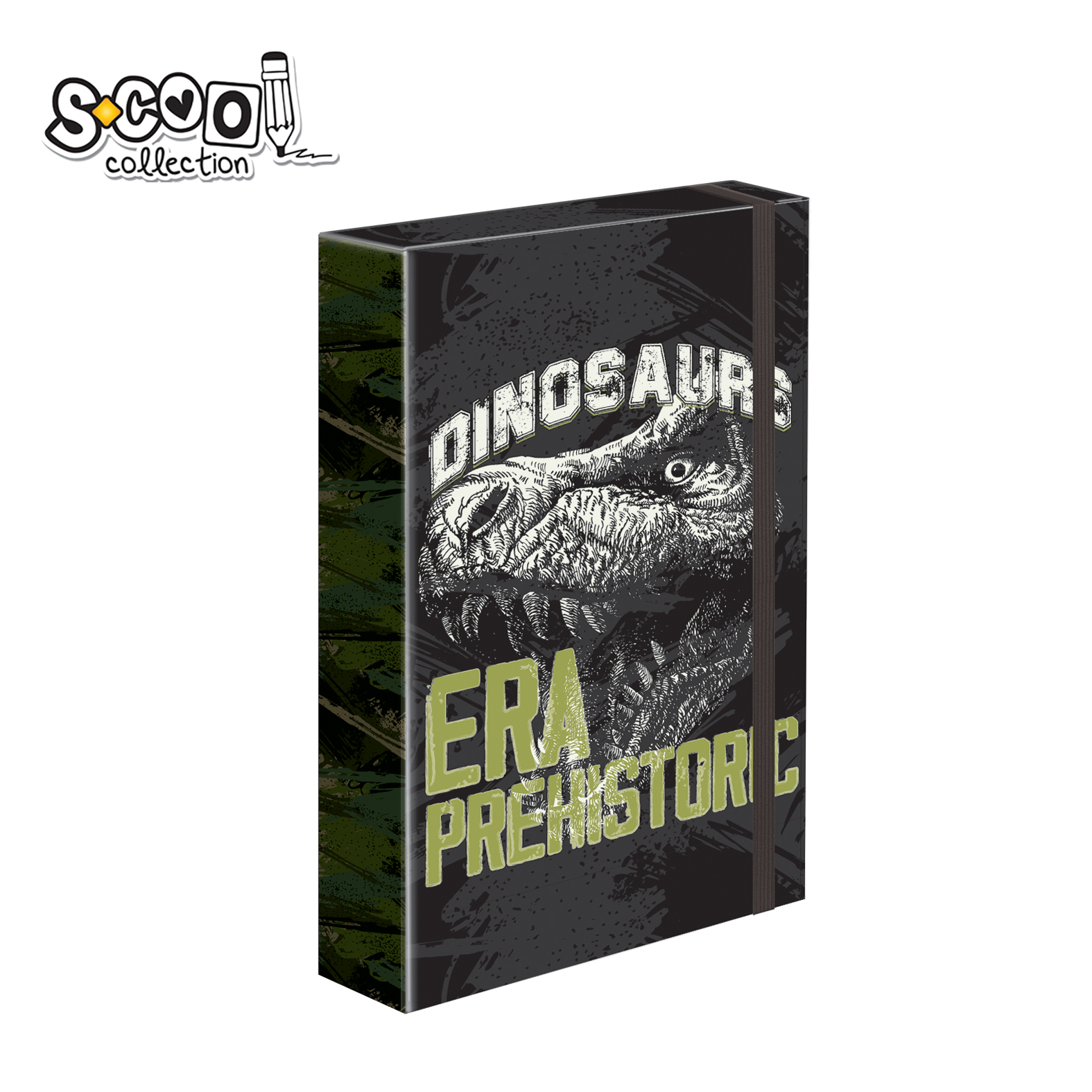 FASCIKLA PREMIUM SA GUMOM DINO 22*16*4.5CM SC2346** - S-COOL | Školski pribor | NBK
