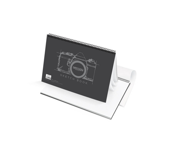 BLOK SA SPIRALOM I PERFORACIJOM 187X267MM 25L 70GR. 3241 - CAMPAP | Slikarski pribor | NBK